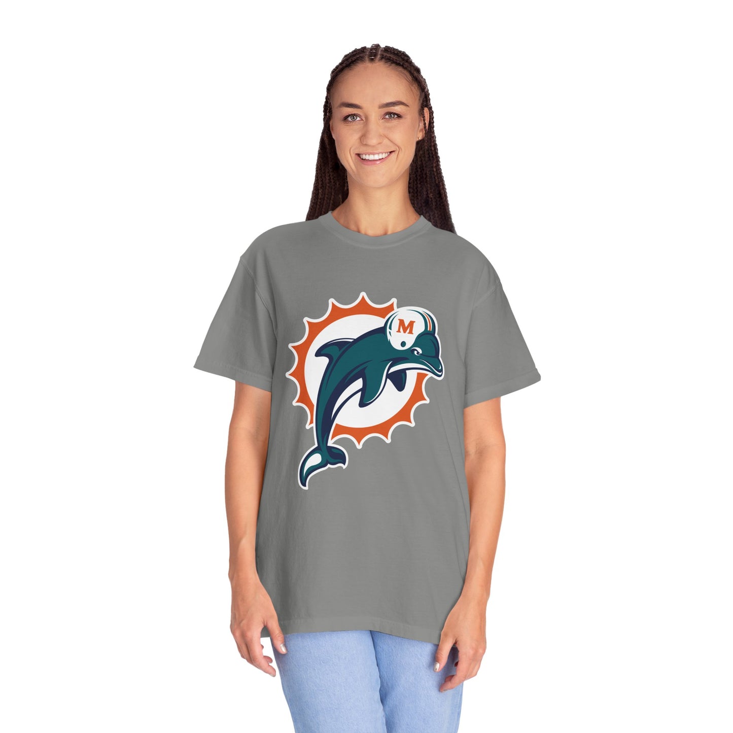 Miami Dolphins Gear Garment-Dyed T-Shirt – Premium Cotton Tee for Customization