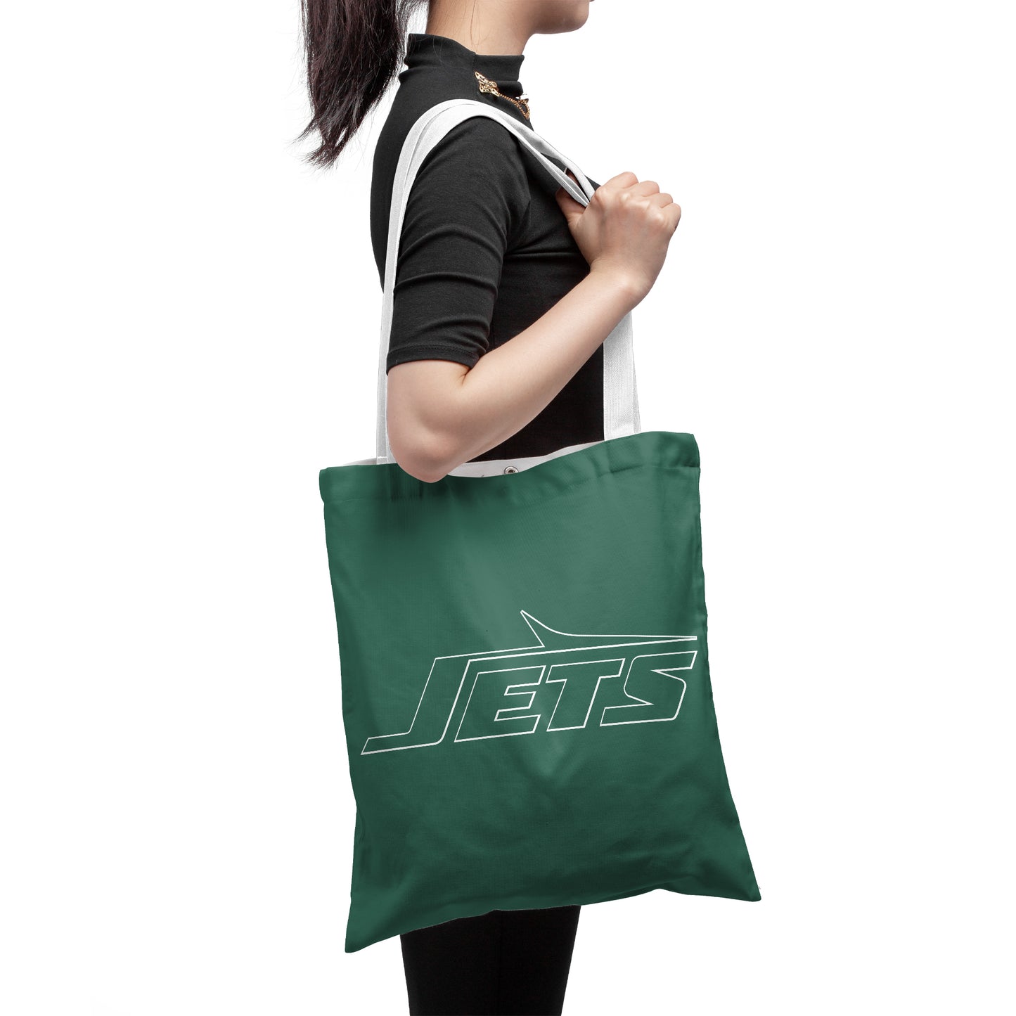 New York Jets Fans Gear Polyester Canvas Tote Bag – Durable and Stylish