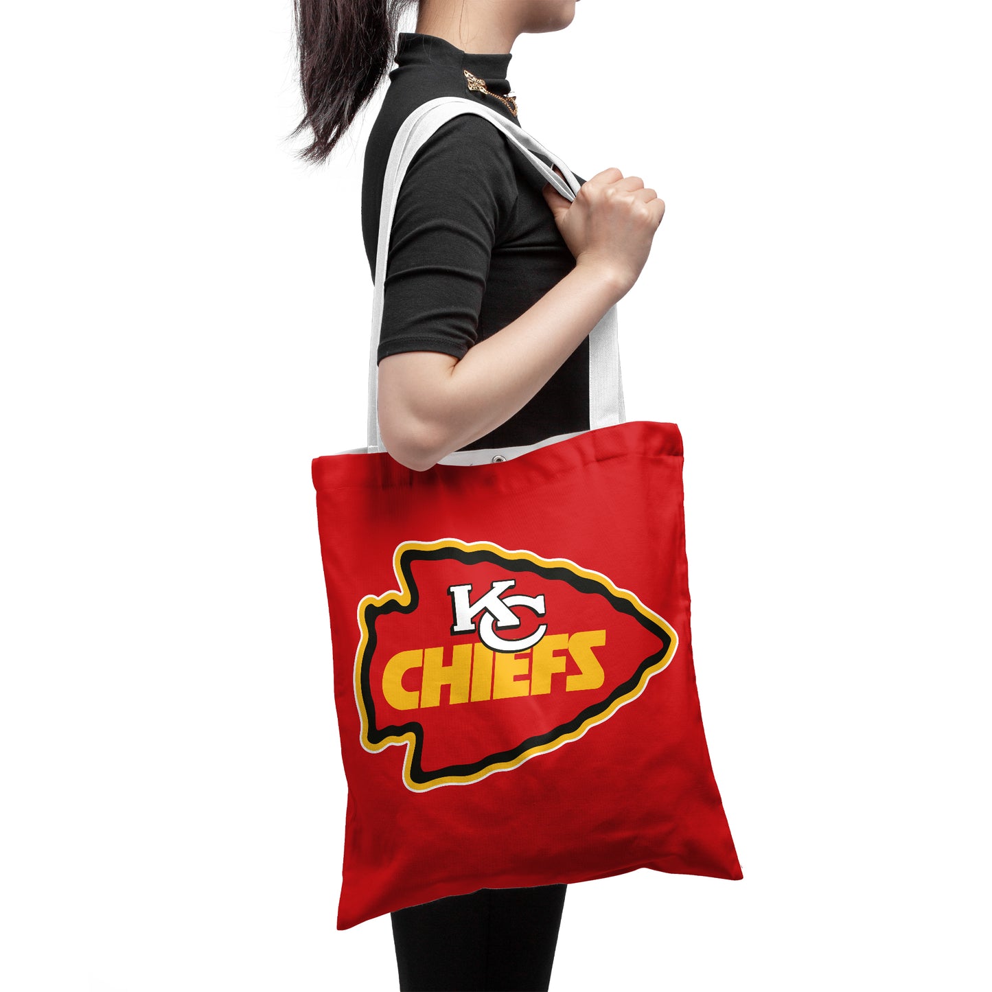 Kansas City Chiefs NFL Polyester Canvas Tote Bag – Durable and Stylish