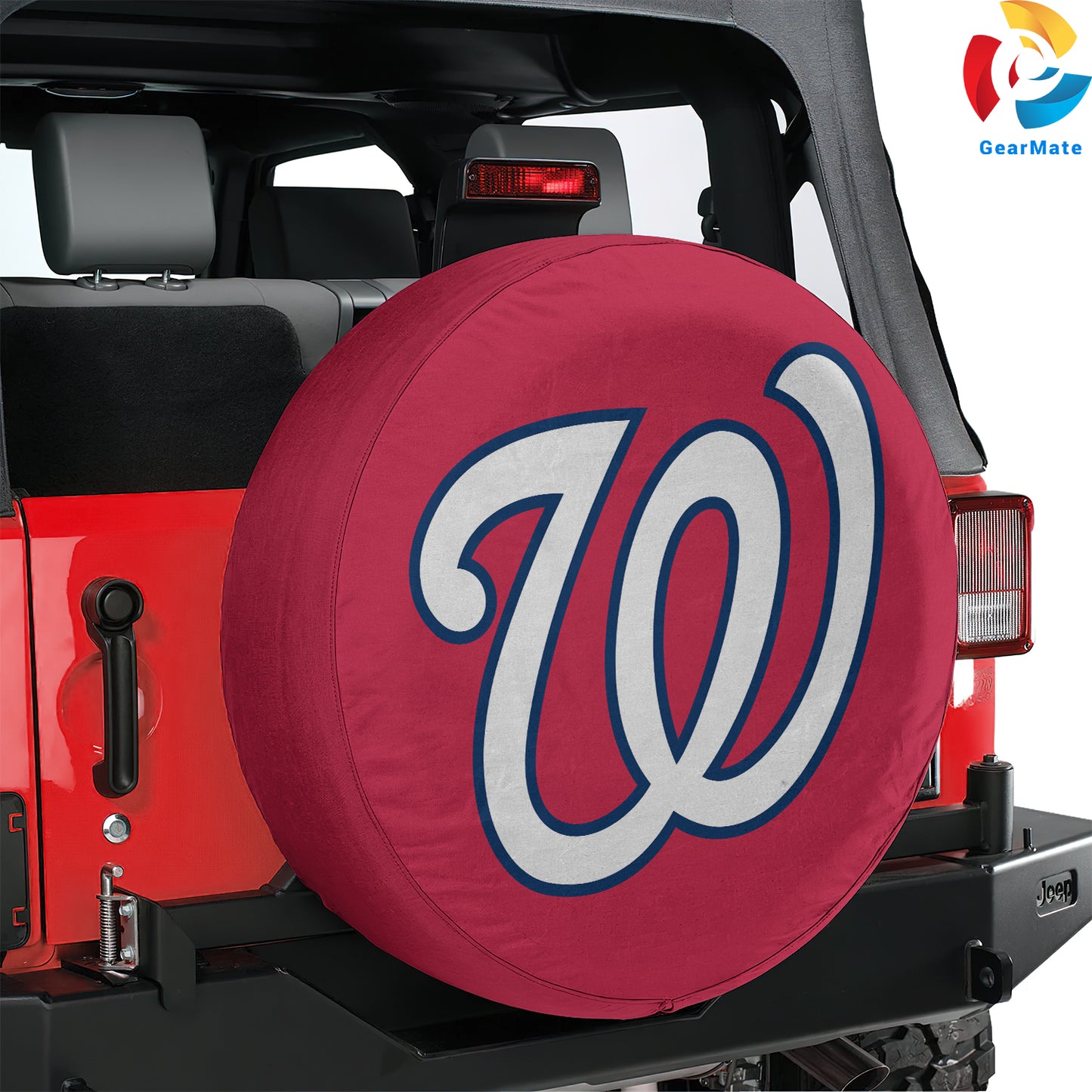 Washington Nationals MLB Spare Tire Cover – Premium Waterproof UV-Resistant Protector