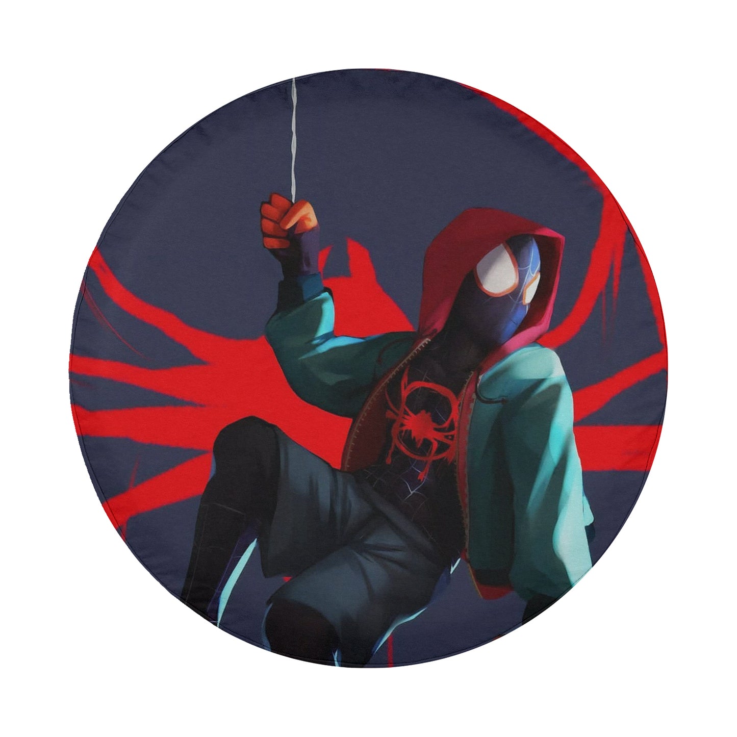 Miles Morales Spider-Verse Spare Tire Cover – Premium Waterproof UV Resistant Protector