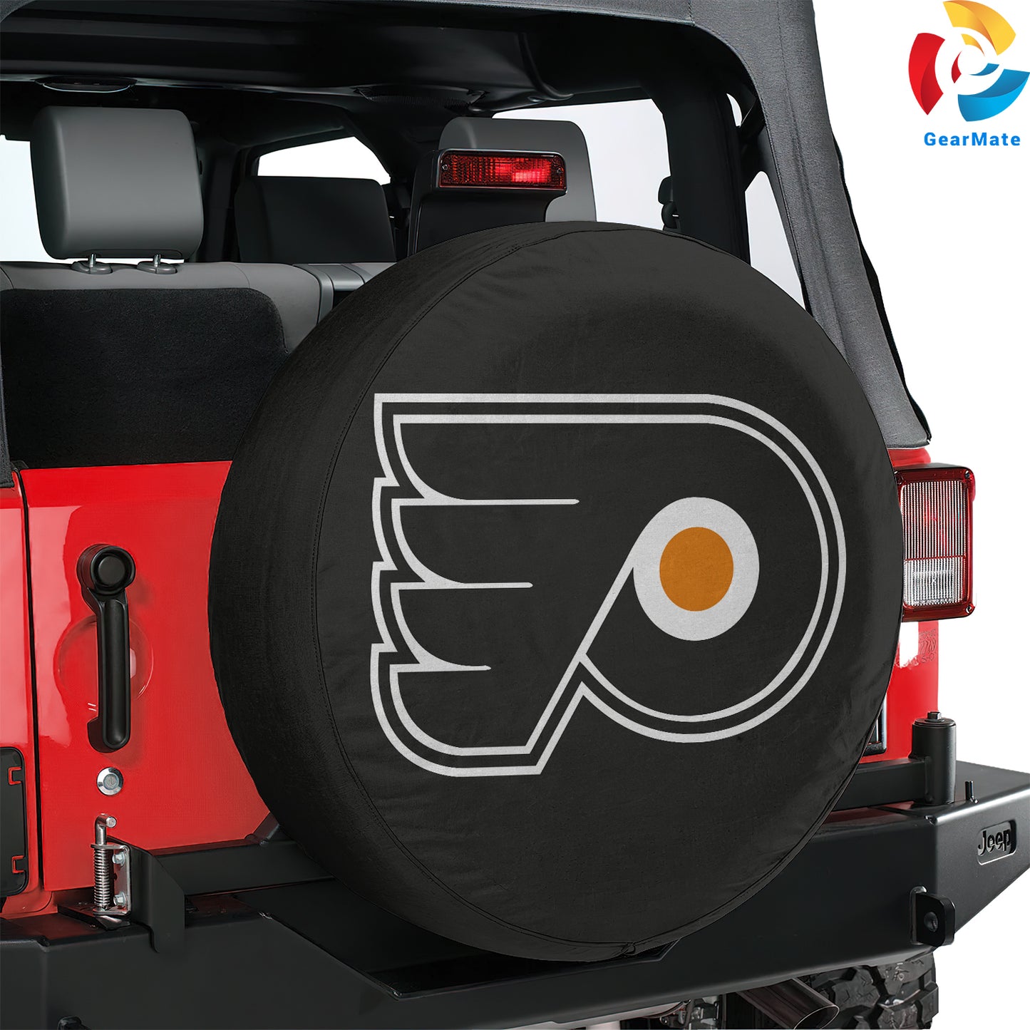 Philadelphia Flyers NHL Hookey Season Spare Tire Cover – Premium Waterproof UV-Resistant Protector