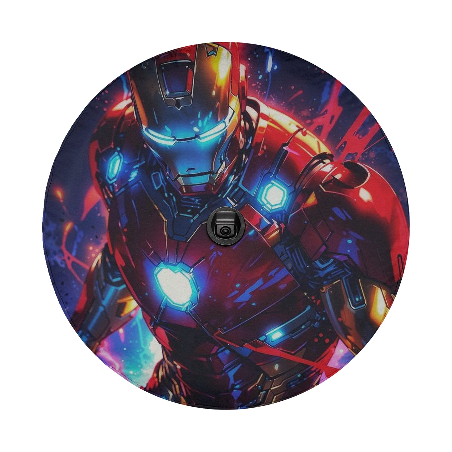 Iron Man Spare Tire Cover – Premium Waterproof UV Resistant Protector