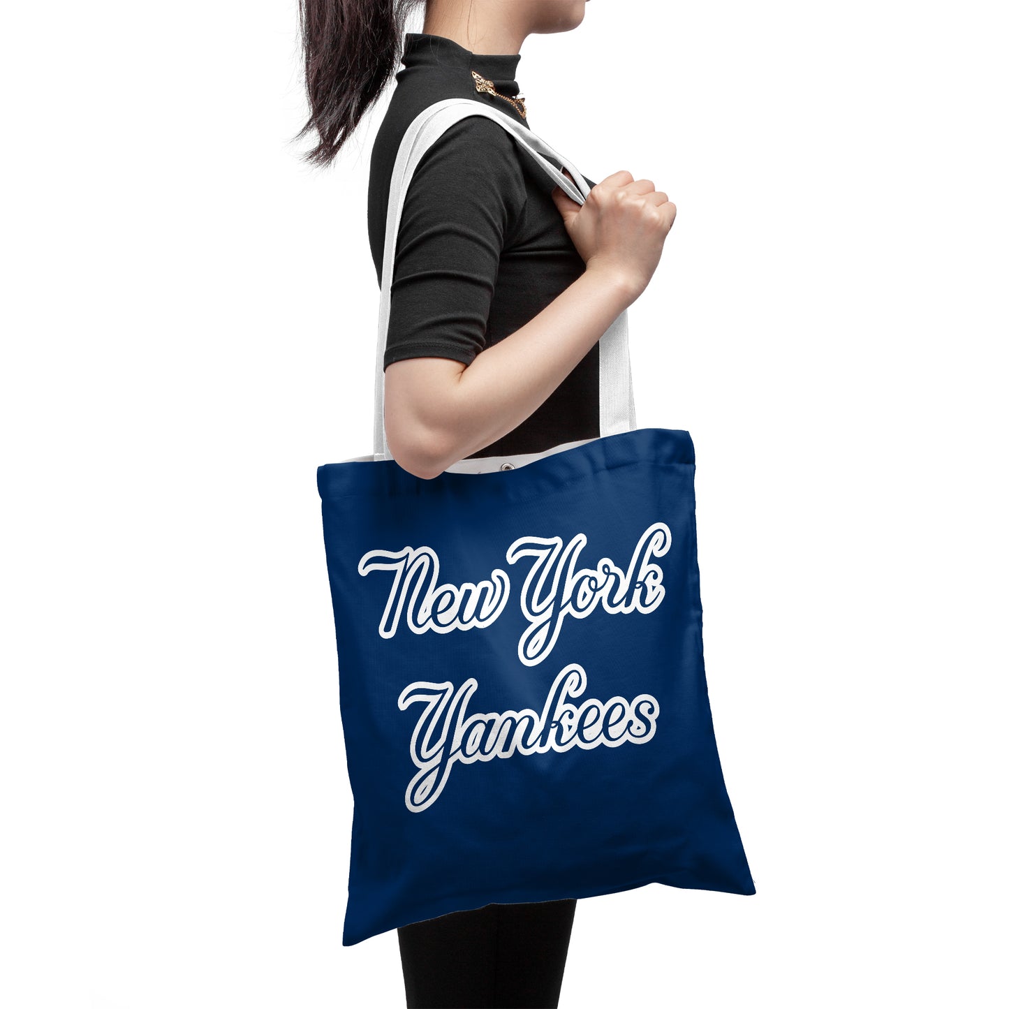 MLB New York Yankees Baseball World Polyester Canvas Tote Bag - Durable and Stylish