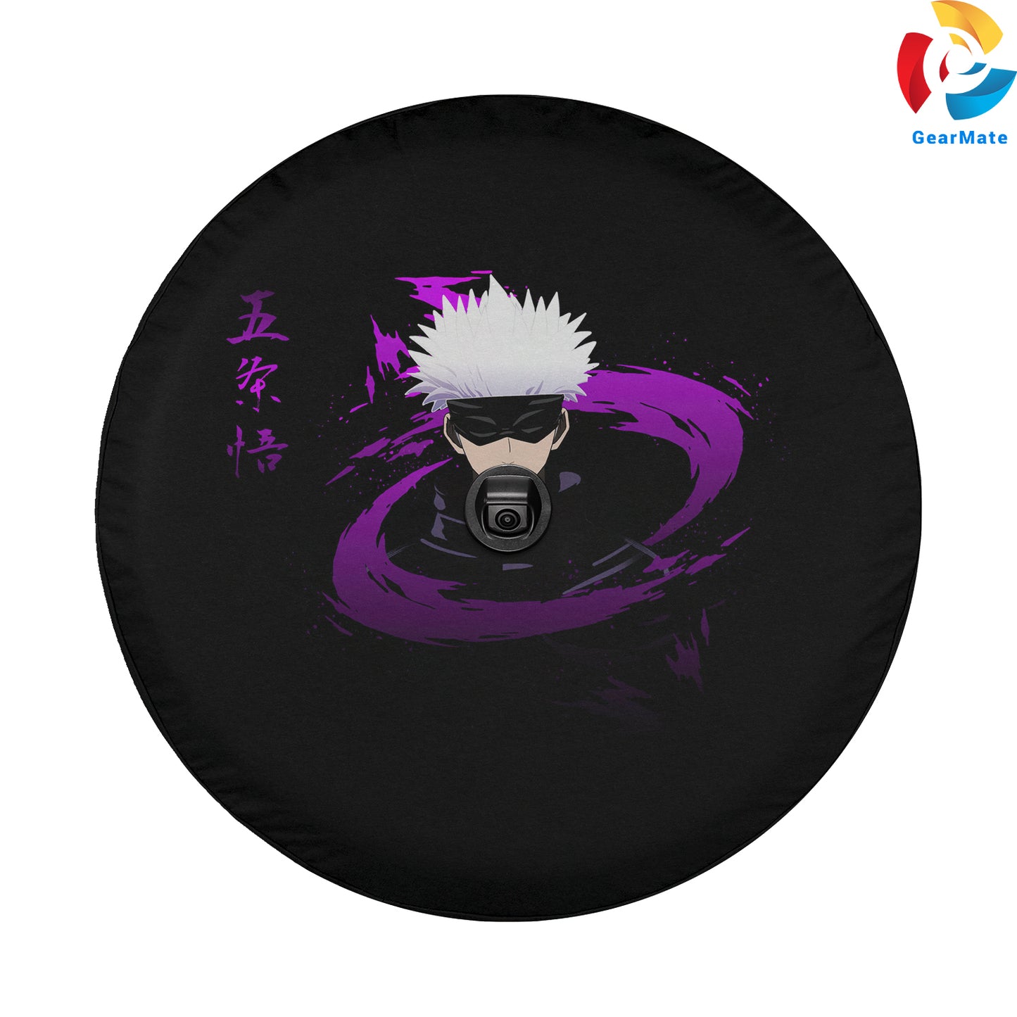 Satoru Gojo Jujutsu Anime Spare Tire Cover – Premium Waterproof UV Resistant Protector