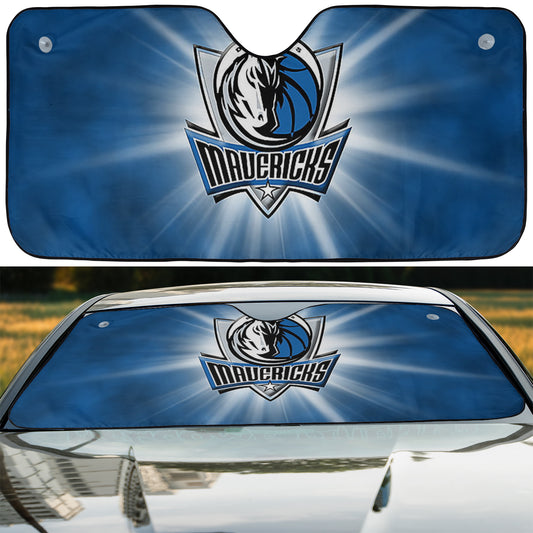 Basketball Dallas Maverick Light Reflective Car Sunshade – Premium Heat & UV Protection, Universal Fit