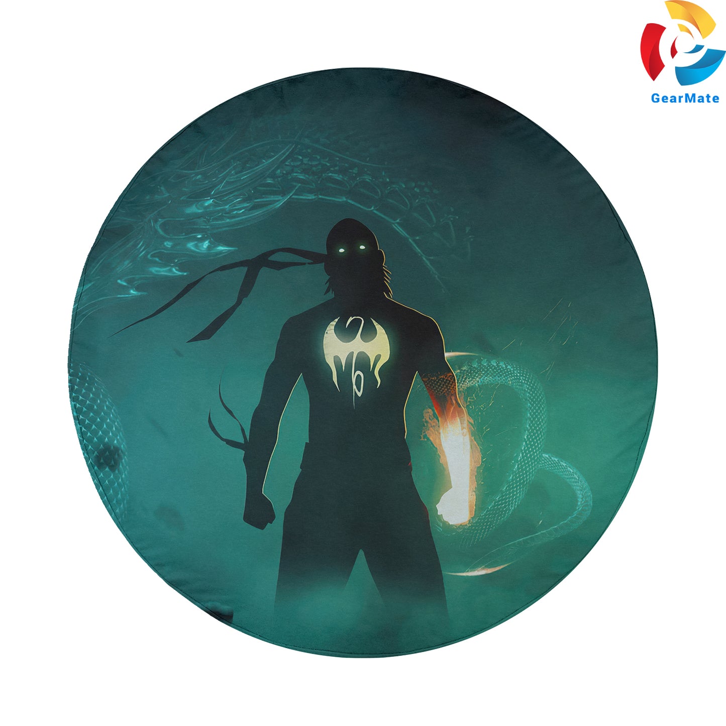 Marvel Iron Fist Comics Spare Tire Cover – Premium Waterproof UV Resistant Protector