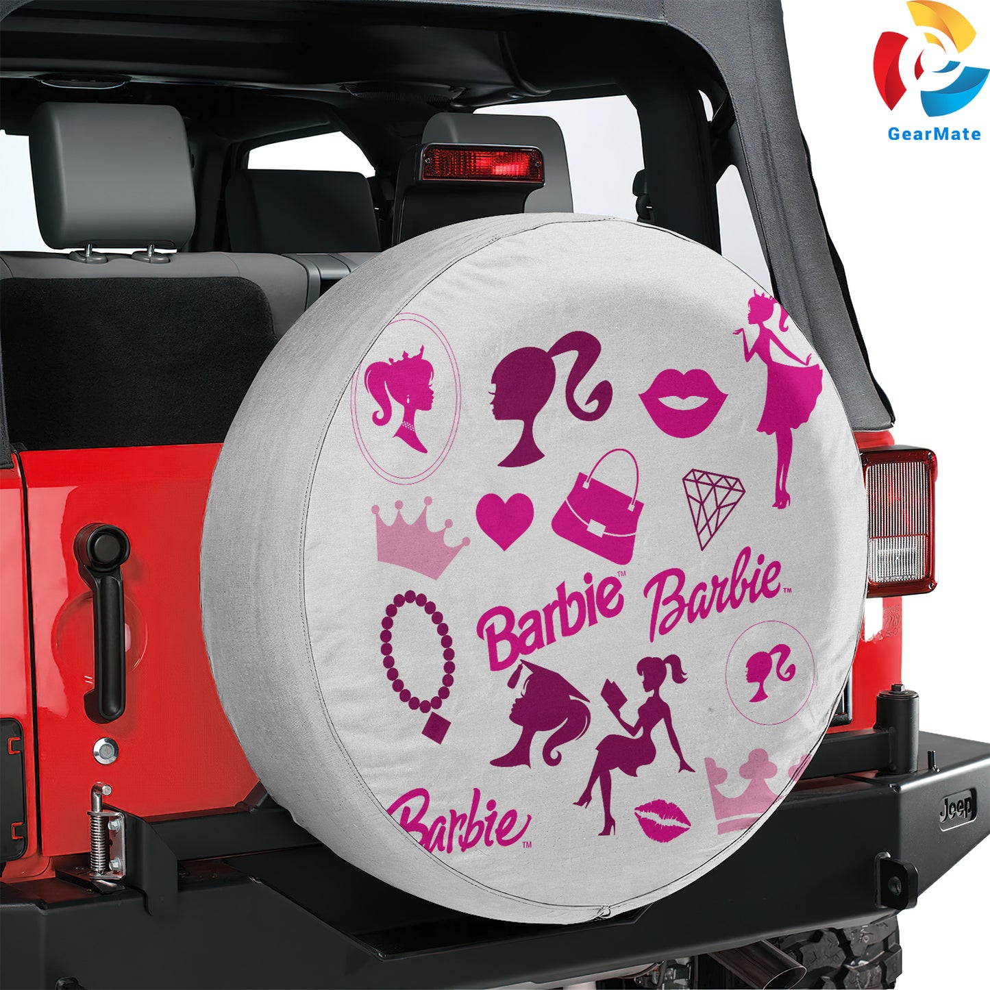 Barboie Dolls Ball Spare Tire Cover – Premium Waterproof UV Resistant Protector