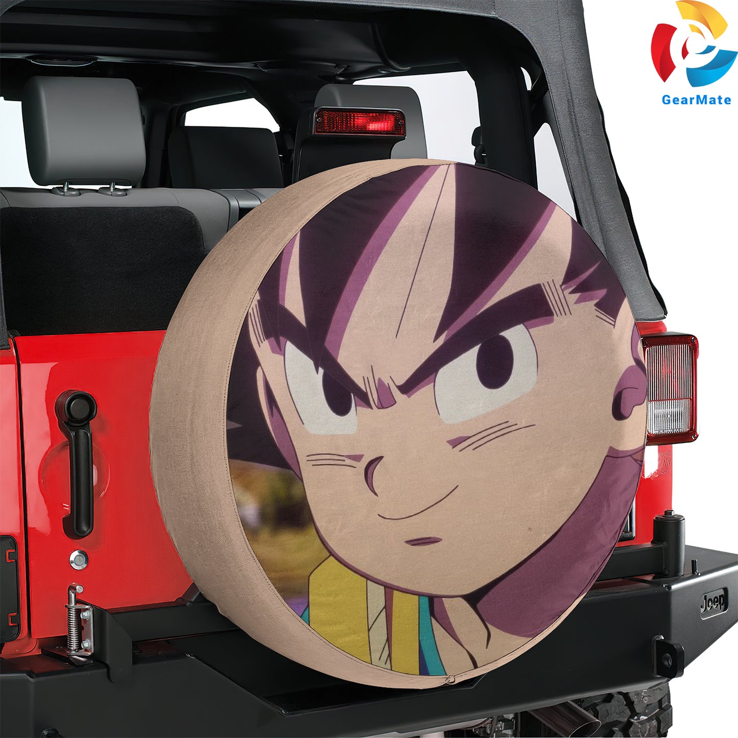 Goku Dragon Ball DAIMA Anime Series Spare Tire Cover – Premium Waterproof UV-Resistant Protector