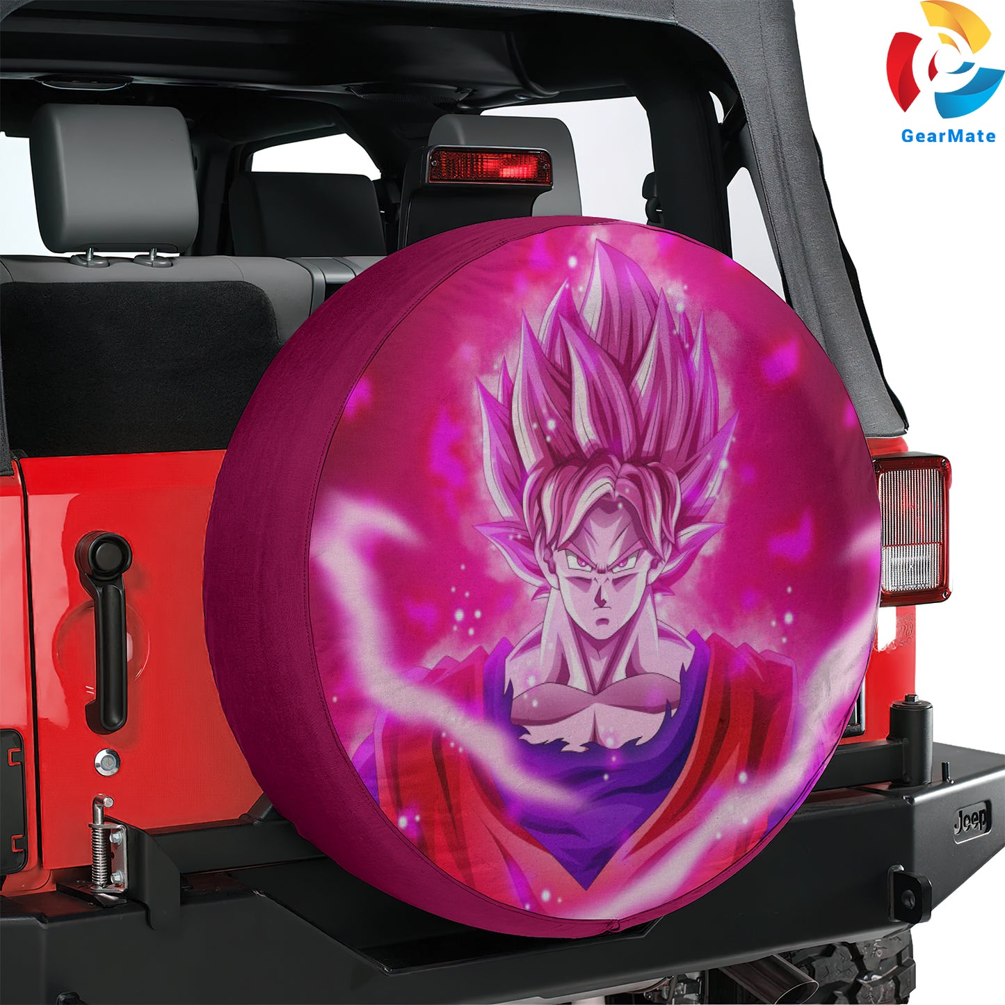 Dragon Ball Saiyan Spirit Spare Tire Cover – Premium Waterproof UV-Resistant Protector