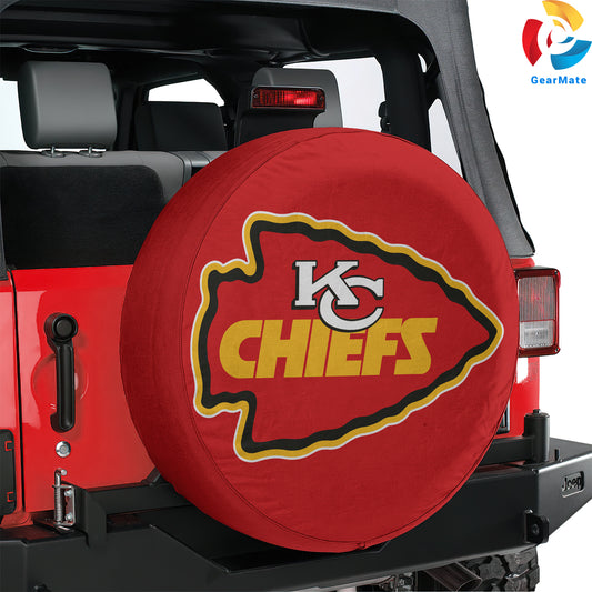 Kansas City Chiefs NFL Fantasy Spare Tire Cover – Premium Waterproof UV-Resistant Protector