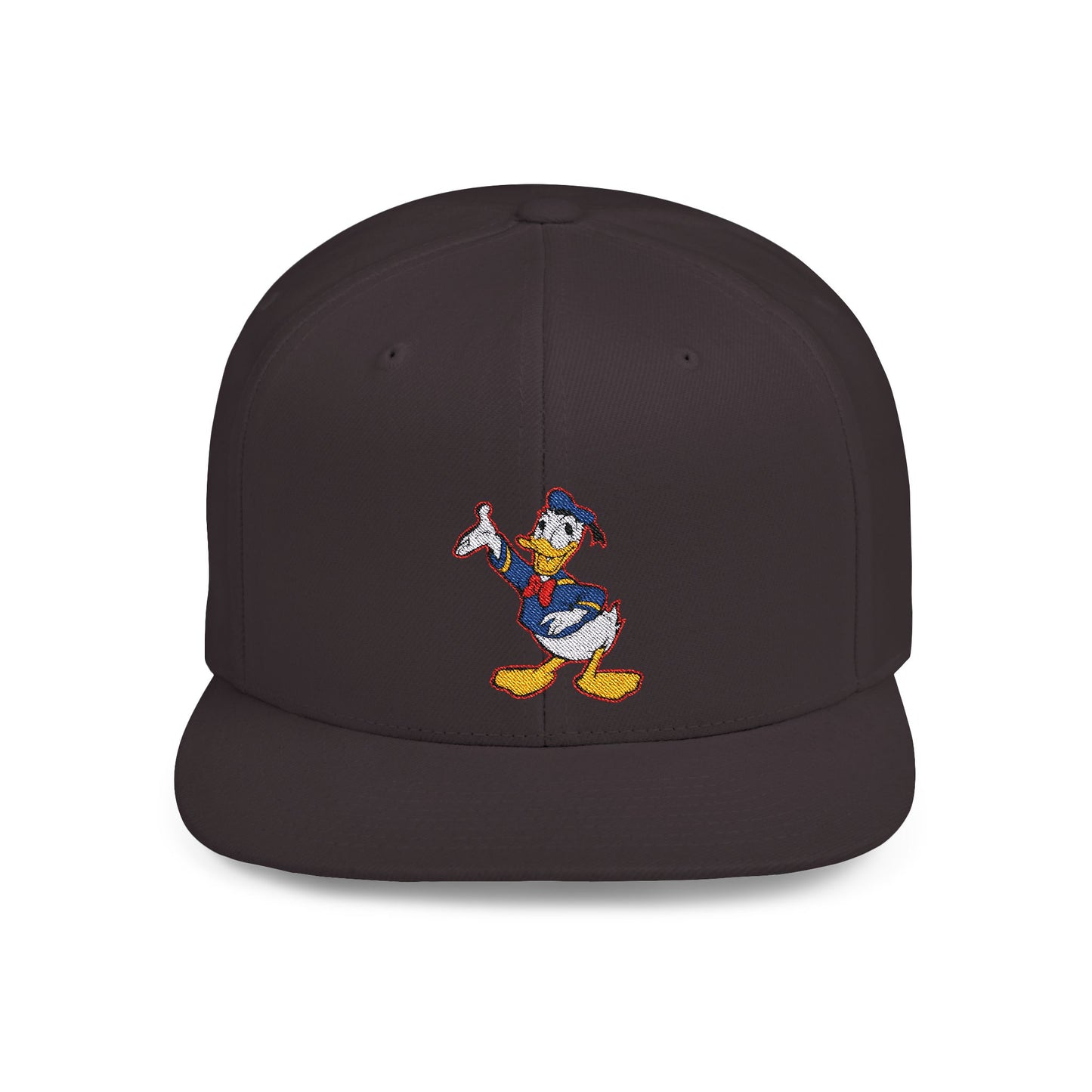 Donald Duck Flat Bill Snapback – Lightweight, Custom Fit, Premium Quality