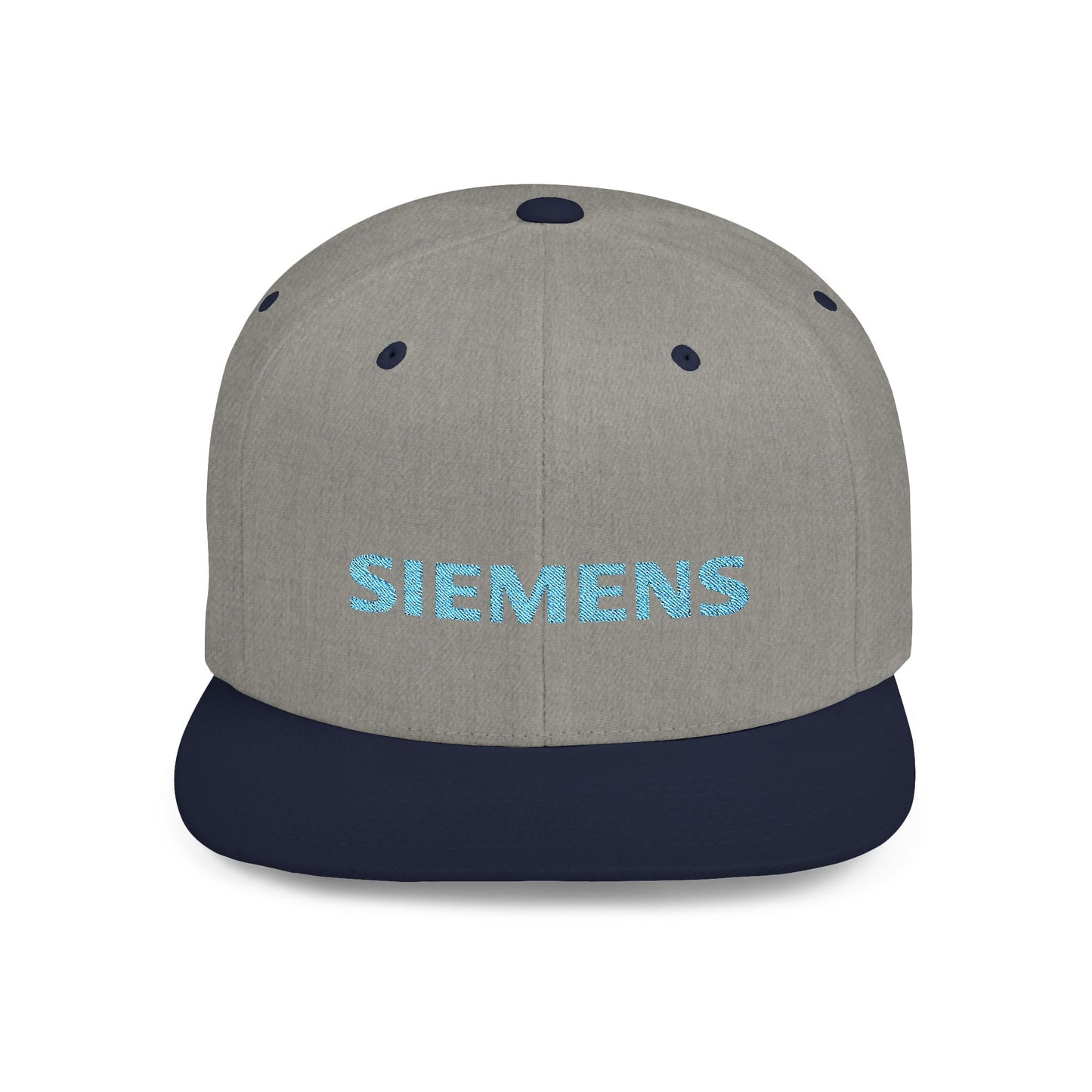 Siemens Flat Bill Snapback – Lightweight, Custom Fit, Premium Quality