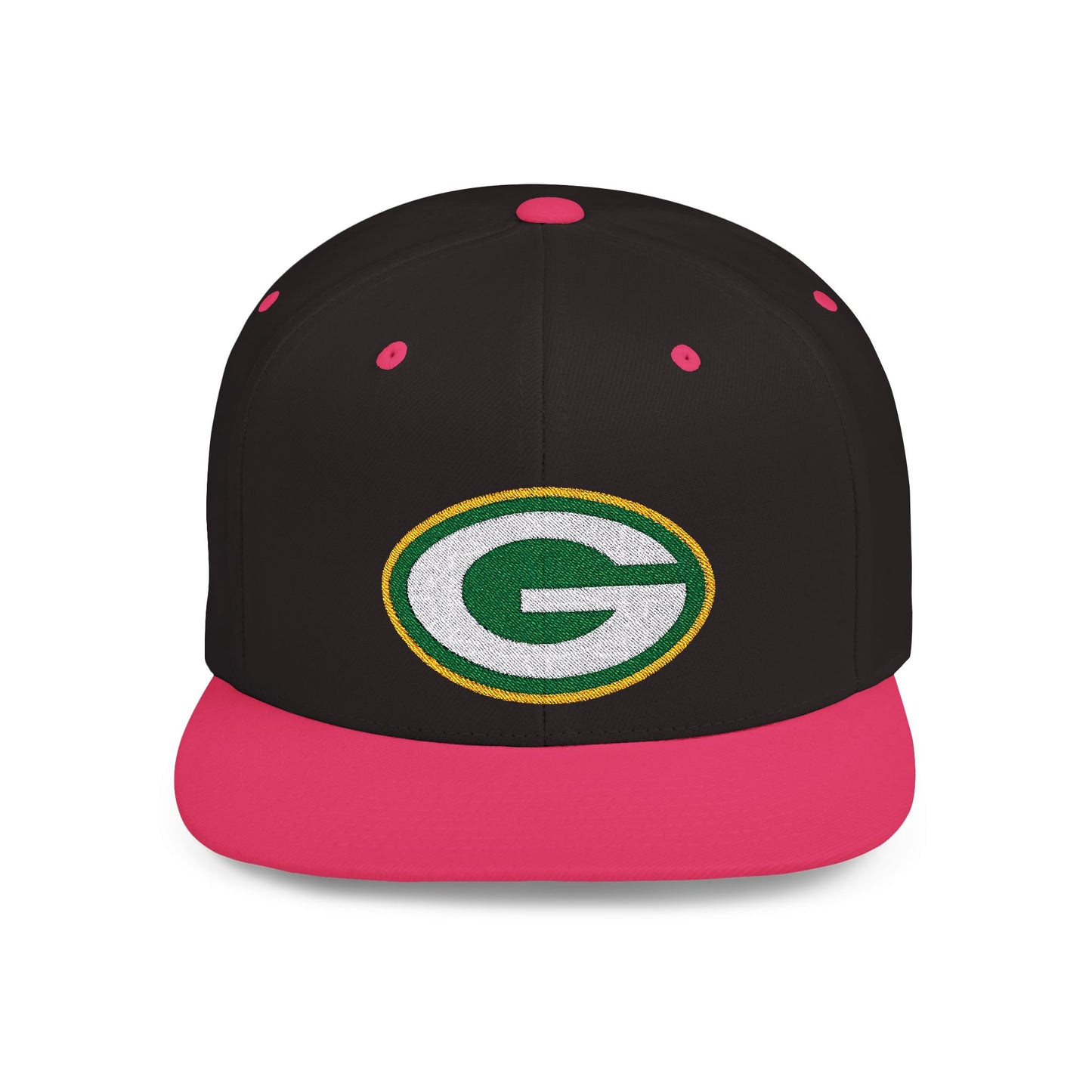 Green Bay Packers Go Pack Go Flat Bill Snapback – Lightweight, Custom Fit, Premium Quality