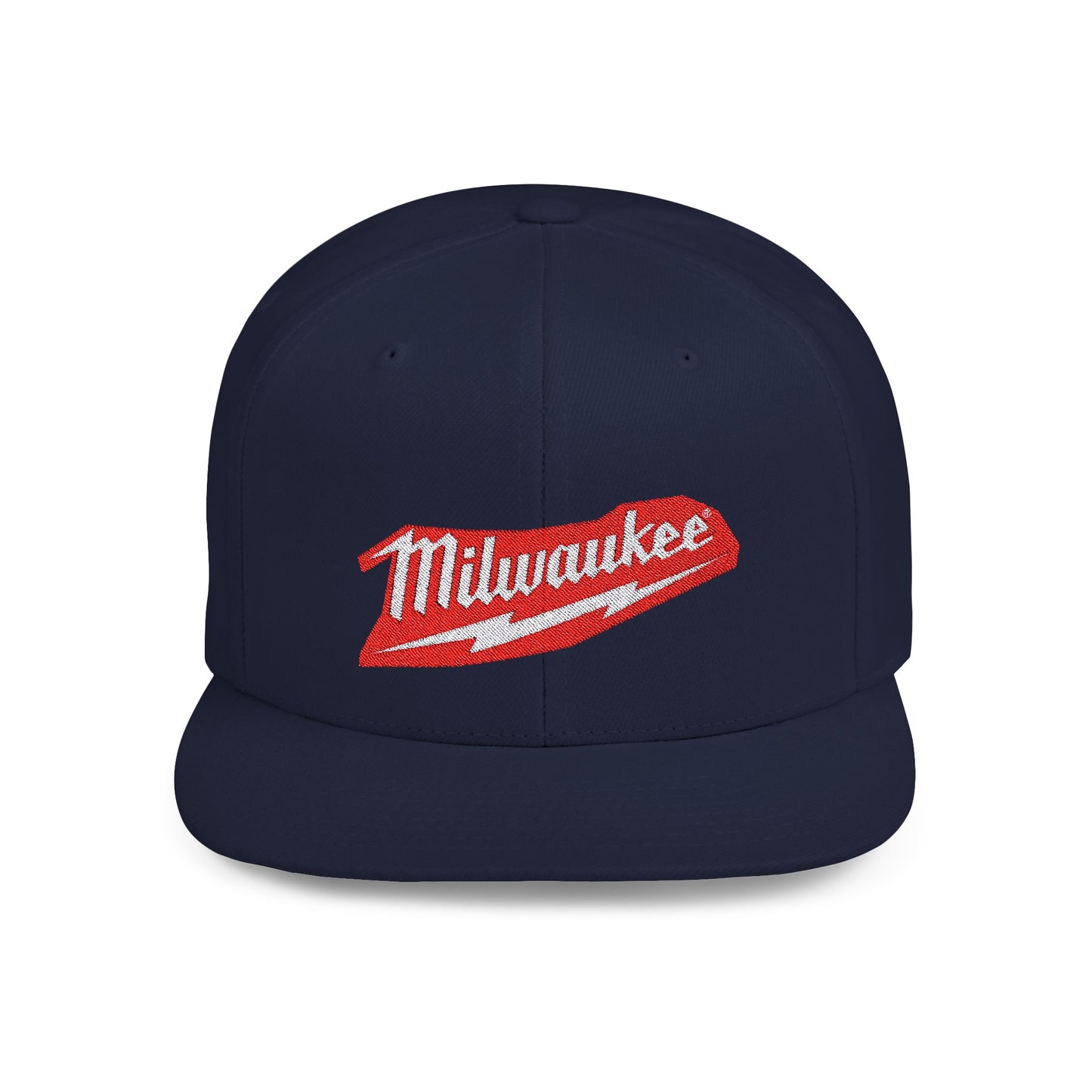 Milwaukee Flat Bill Snapback – Lightweight, Custom Fit, Premium Quality