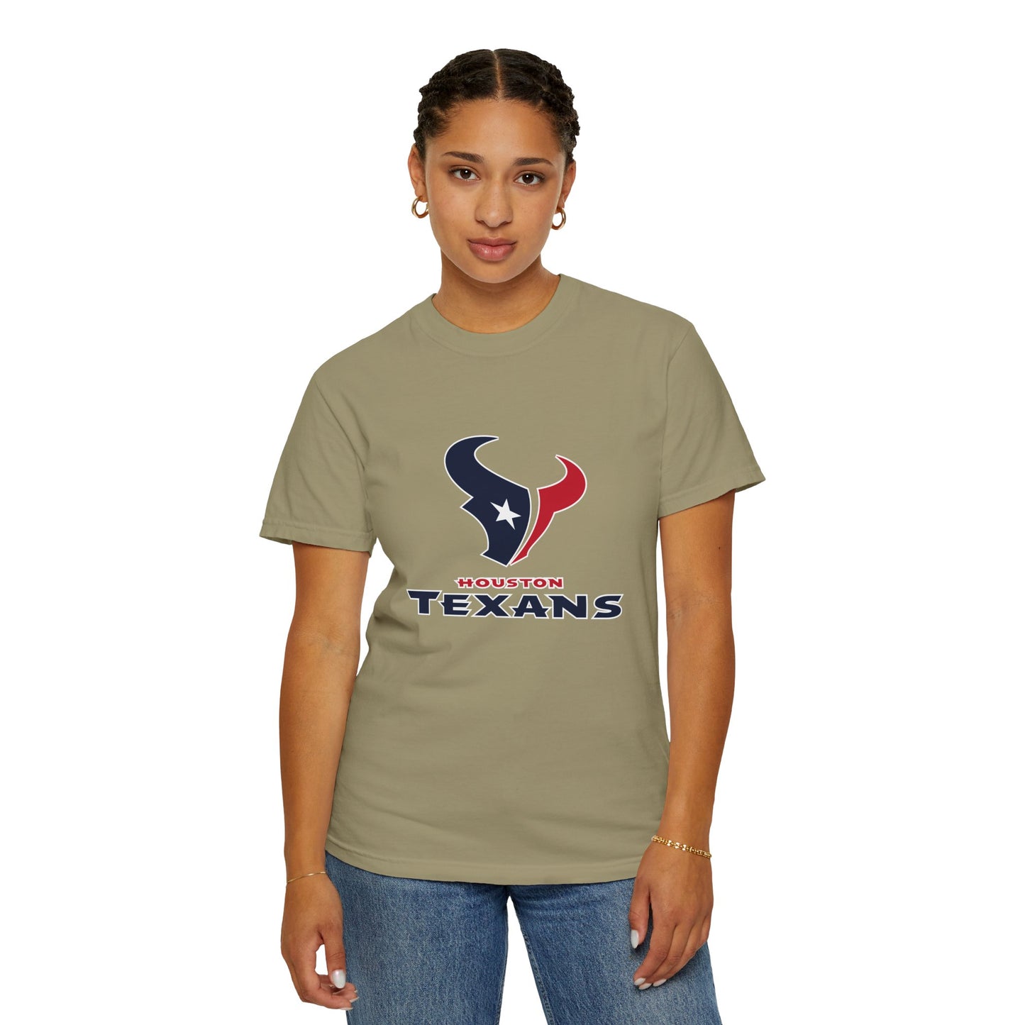 Houston Texans Fan Gifts Garment-Dyed T-Shirt – Premium Cotton Tee for Customization