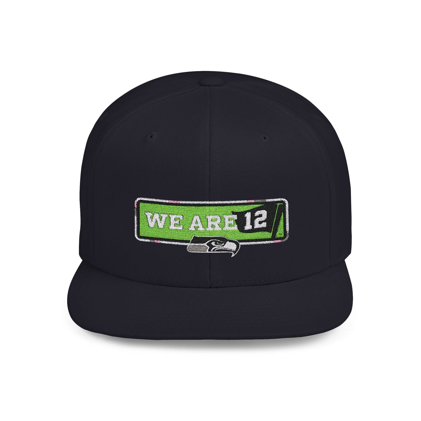 Seattle Seahawks We Are 12 Flat Bill Snapback – Lightweight, Custom Fit, Premium Quality