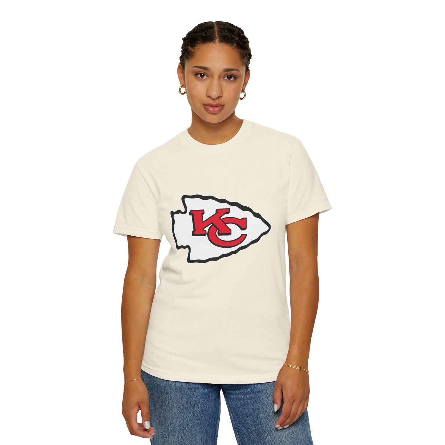 Kansas City Chiefs Collectibles Garment-Dyed T-Shirt – Premium Cotton Tee for Customization