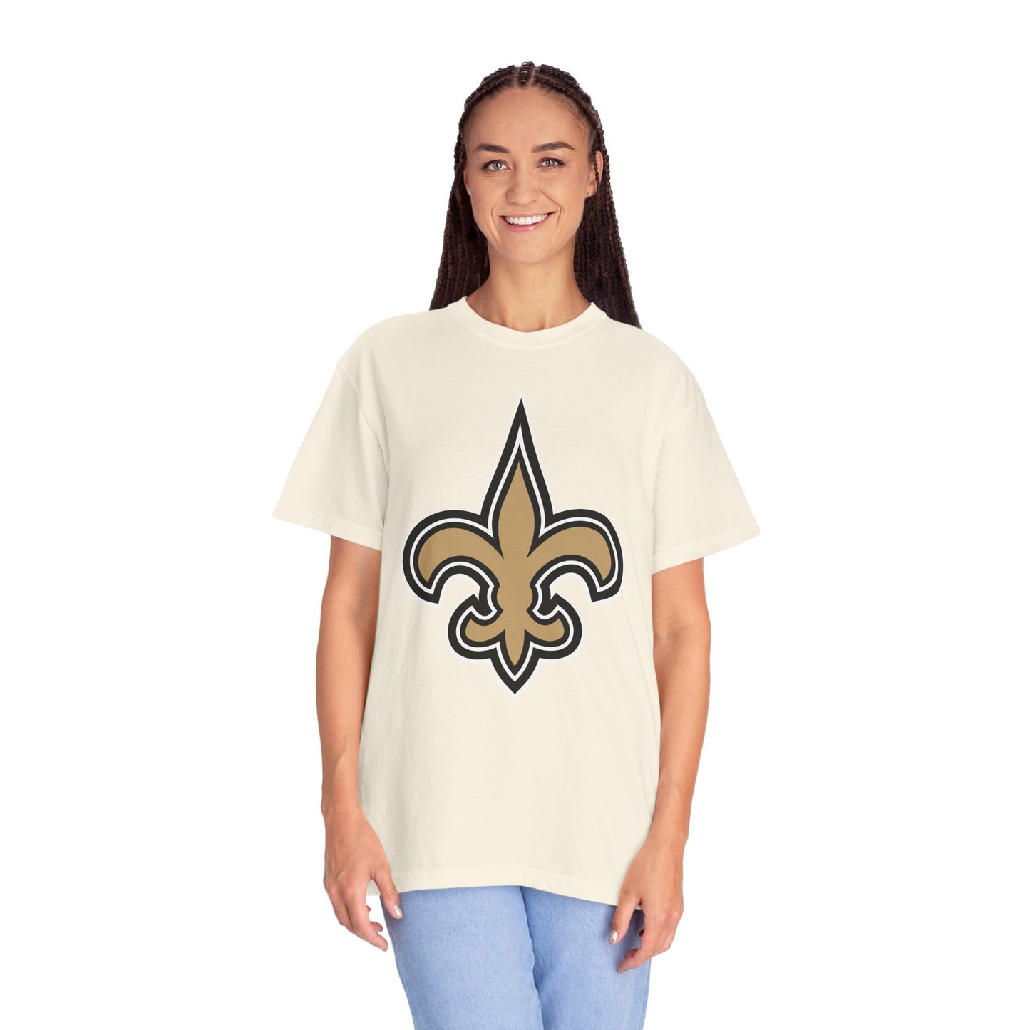 New Orleans Saints Merchandise Garment-Dyed T-Shirt – Premium Cotton Tee for Customization