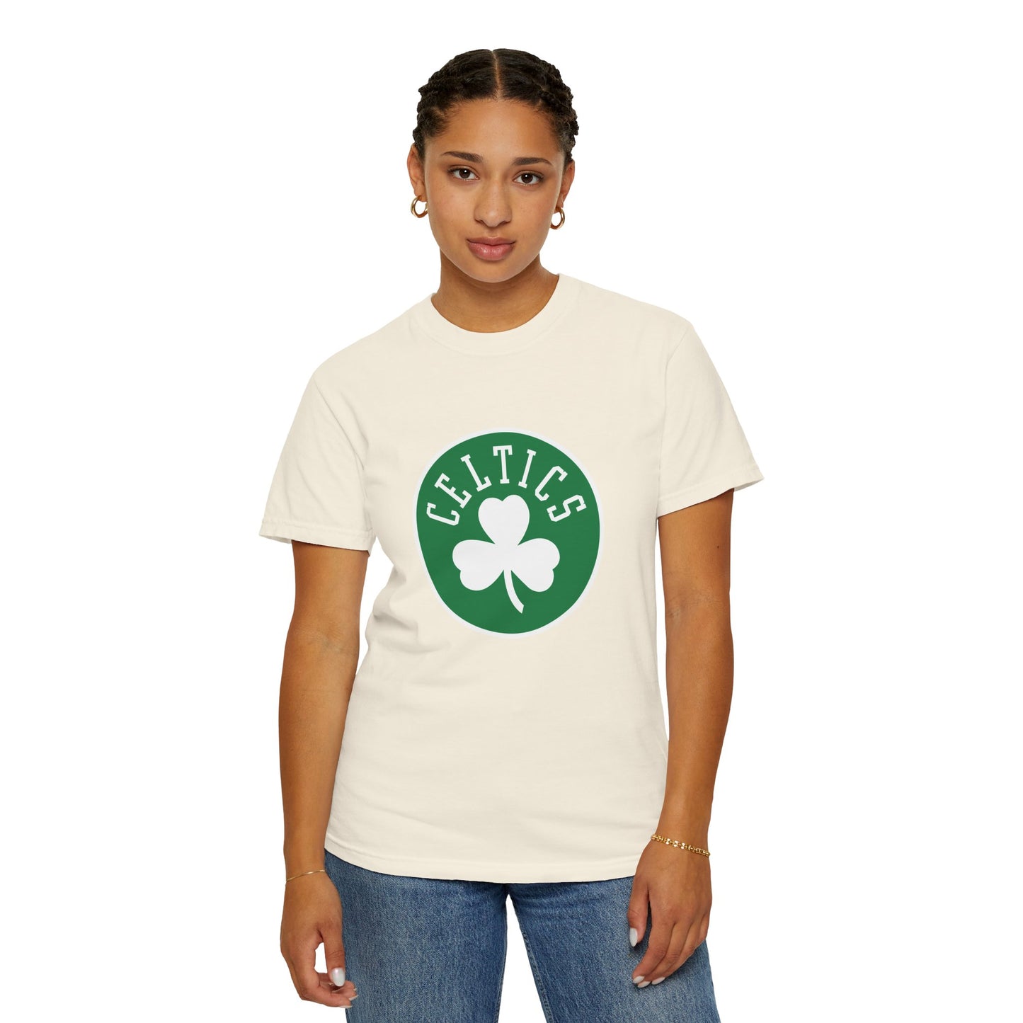 Boston Celtics Hoop Lifestyle Garment-Dyed T-Shirt – Premium Cotton Tee for Customization