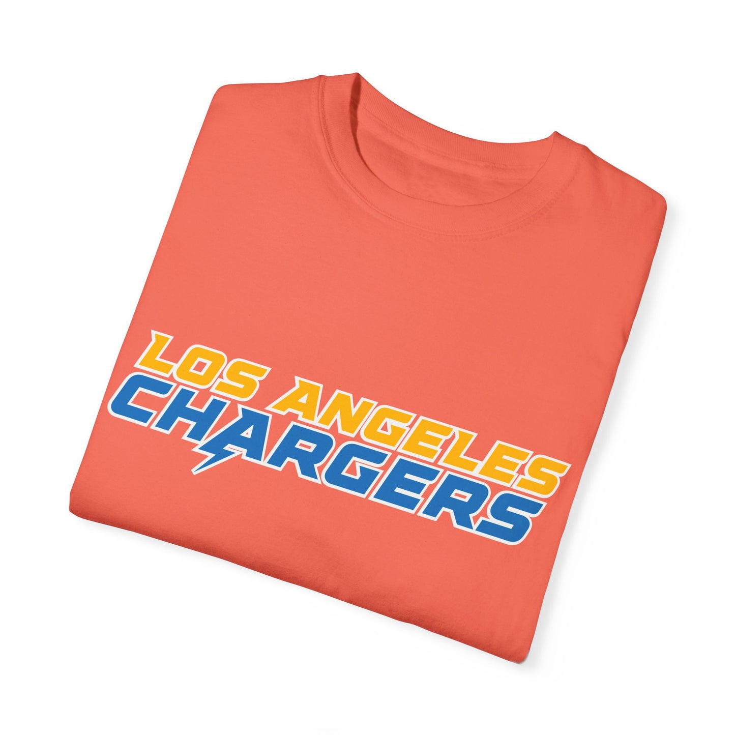 Los Angeles Chargers Gear Garment-Dyed T-Shirt – Premium Cotton Tee for Customization