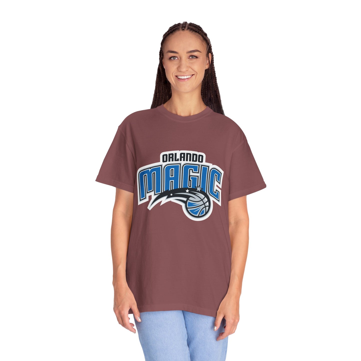 Orlando Magic Hoop Lifestyle Garment-Dyed T-Shirt – Premium Cotton Tee for Customization