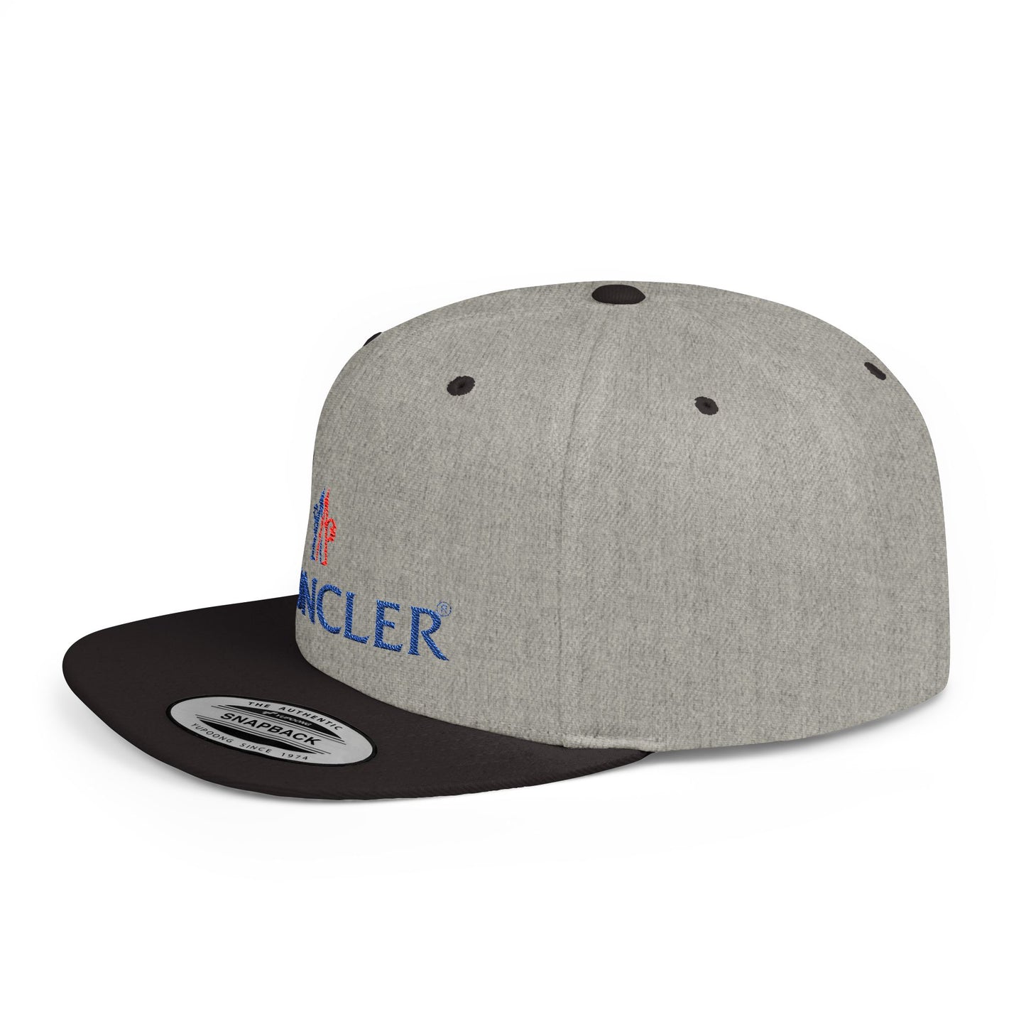 Moncler Flat Bill Snapback – Lightweight, Custom Fit, Premium Quality