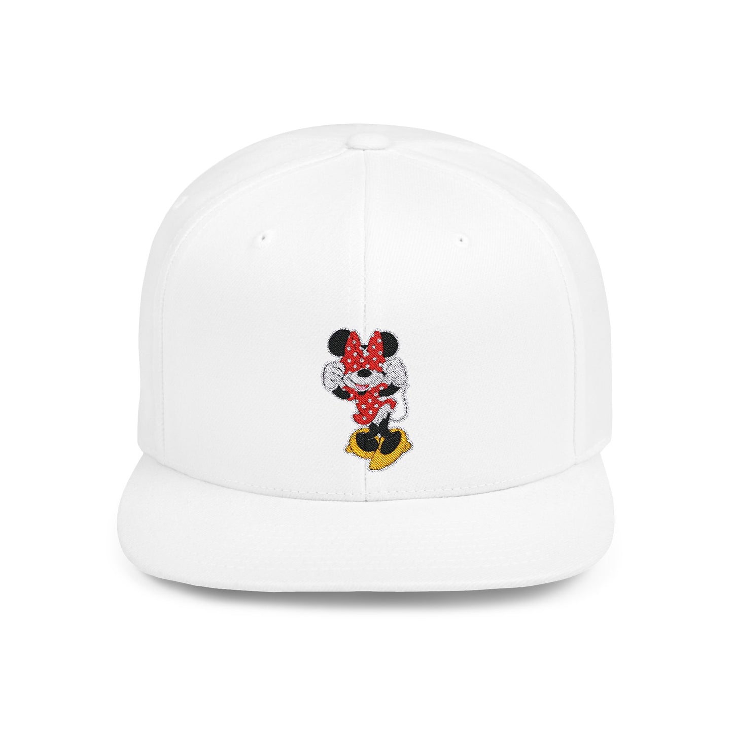 Minnie Mouse Disney Flat Bill Snapback – Lightweight, Custom Fit, Premium Quality