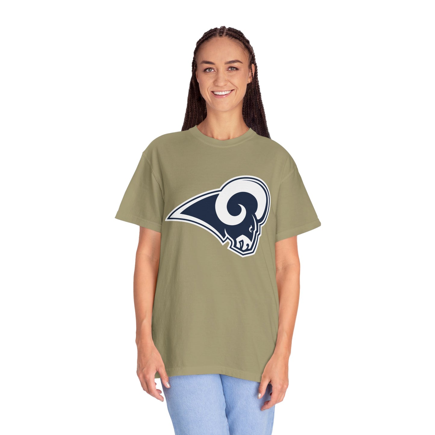 Los Angeles Rams Fan Gifts Garment-Dyed T-Shirt – Premium Cotton Tee for Customization