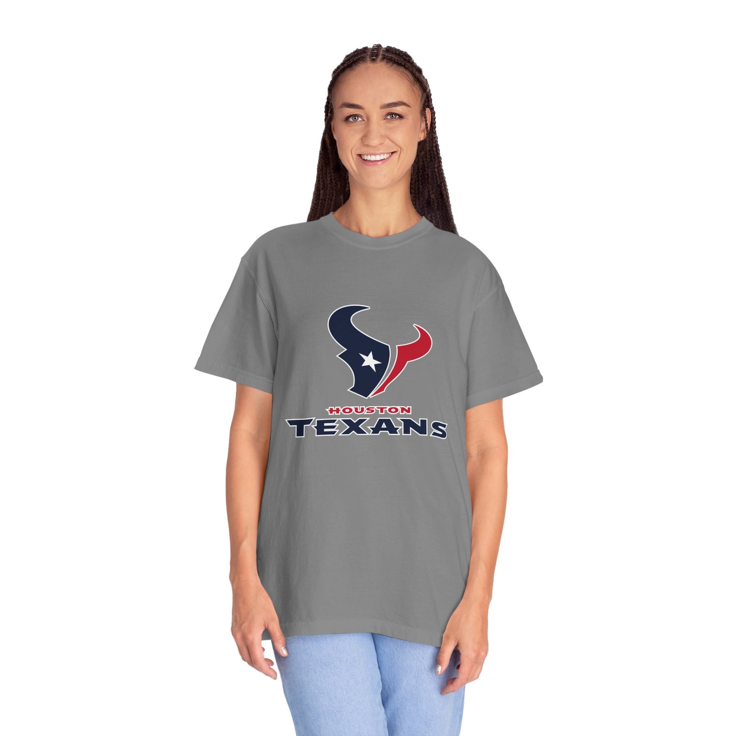 Houston Texans Fan Gifts Garment-Dyed T-Shirt – Premium Cotton Tee for Customization