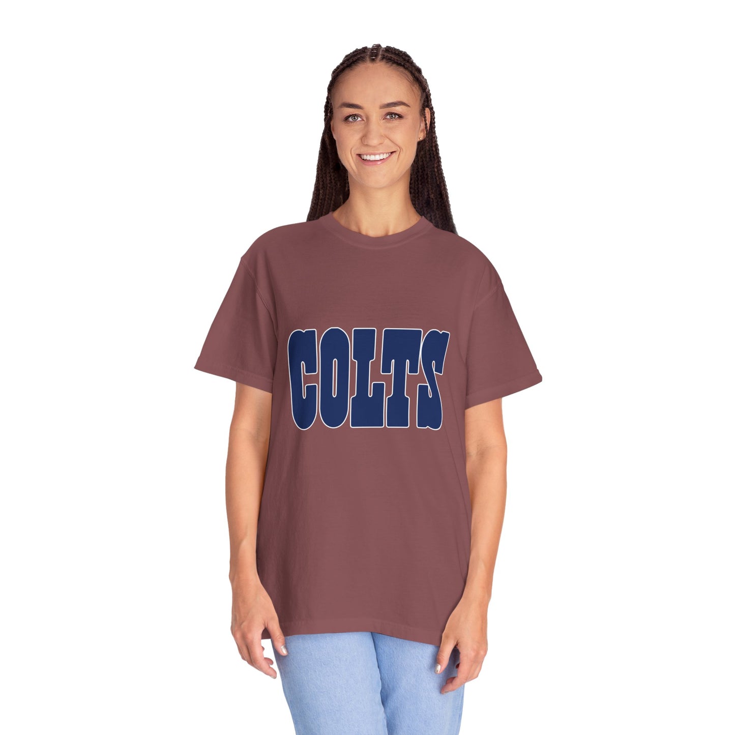 Indianapolis Colts Apparel Garment-Dyed T-Shirt – Premium Cotton Tee for Customization