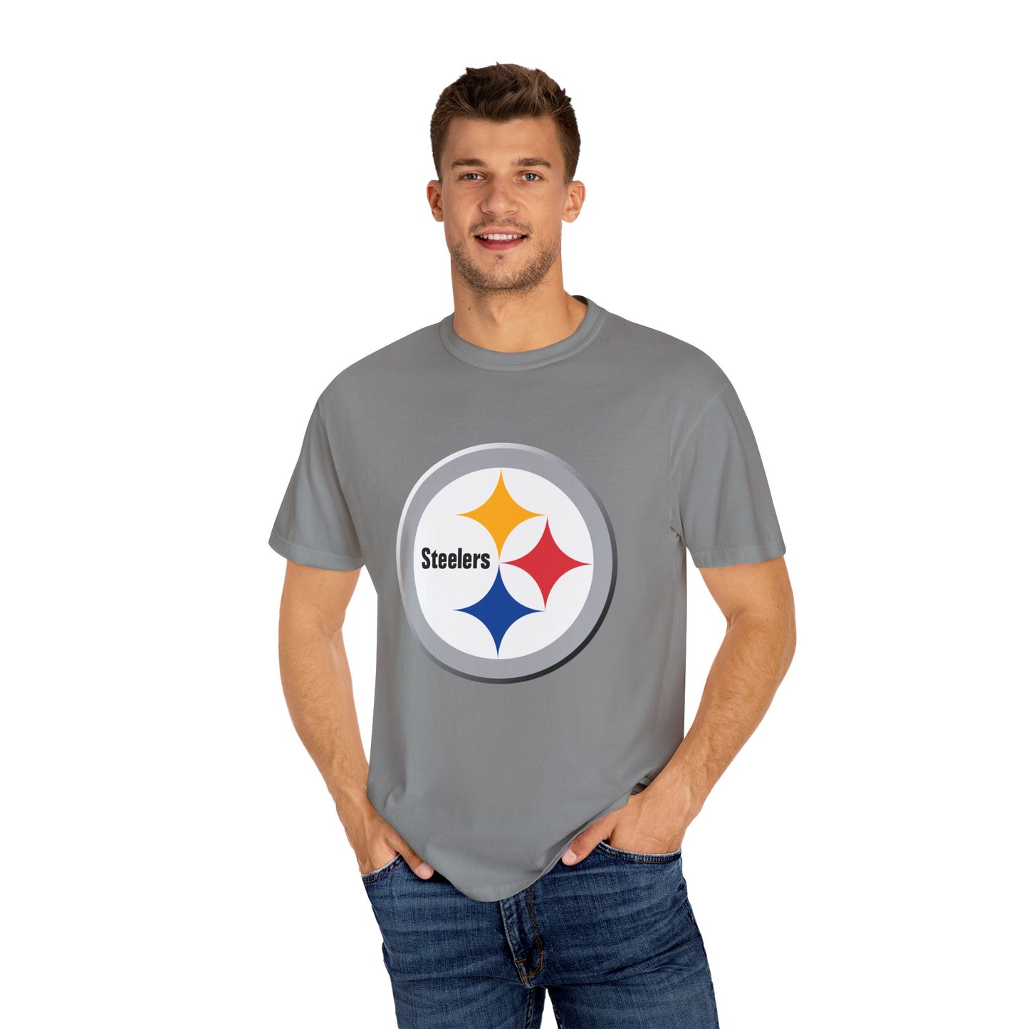 Pittsburgh Steelers Gear Garment-Dyed T-Shirt – Premium Cotton Tee for Customization