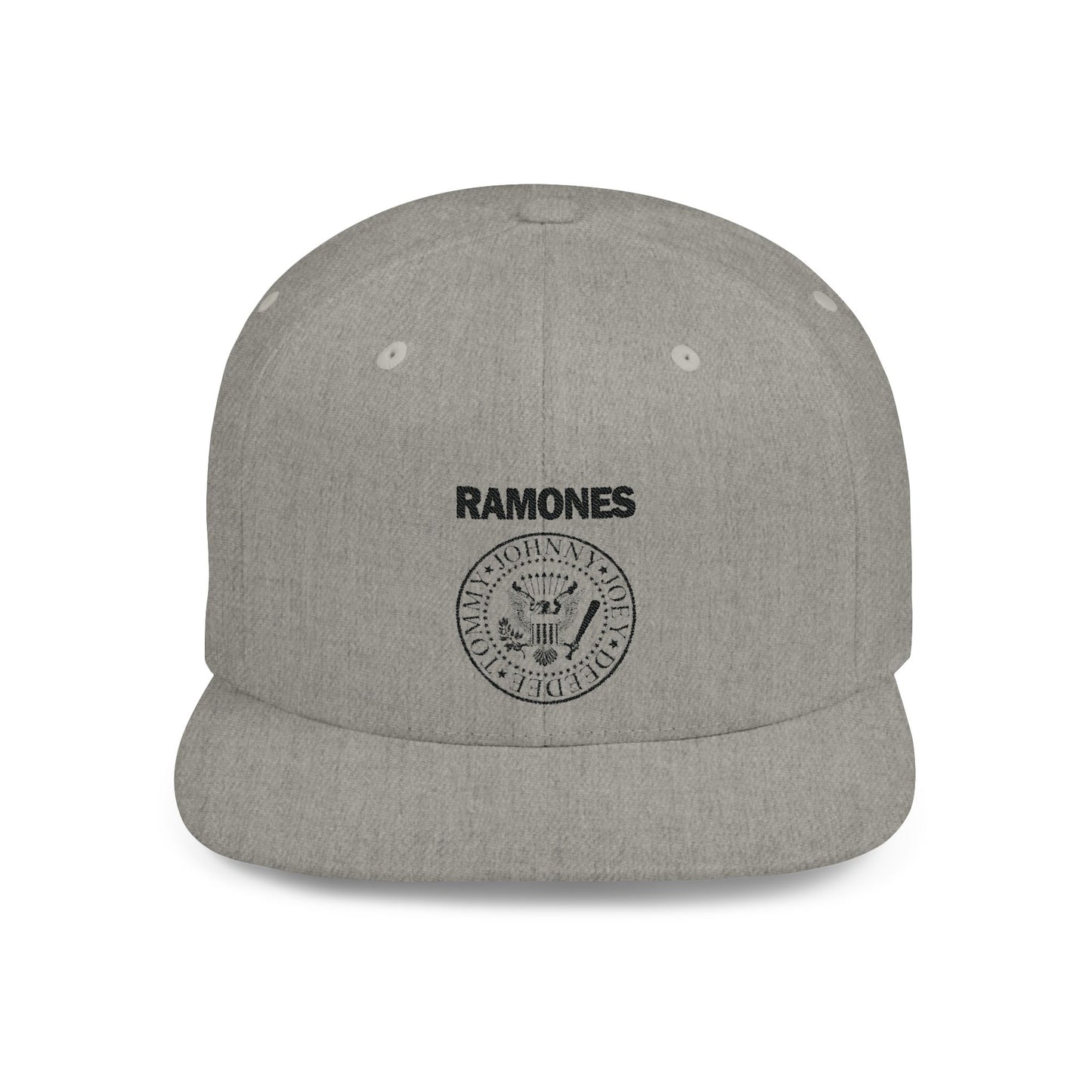 Ramones Flat Bill Snapback – Lightweight, Custom Fit, Premium Quality