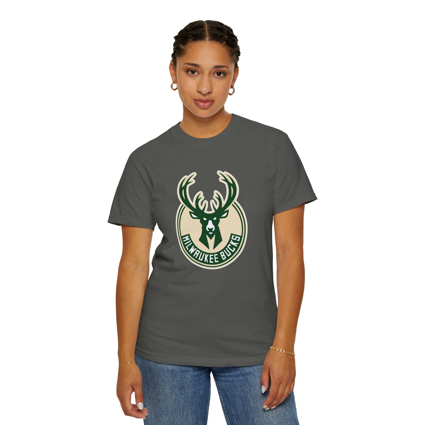 Milwaukee Bucks Play To Win Garment-Dyed T-Shirt – Premium Cotton Tee for Customization