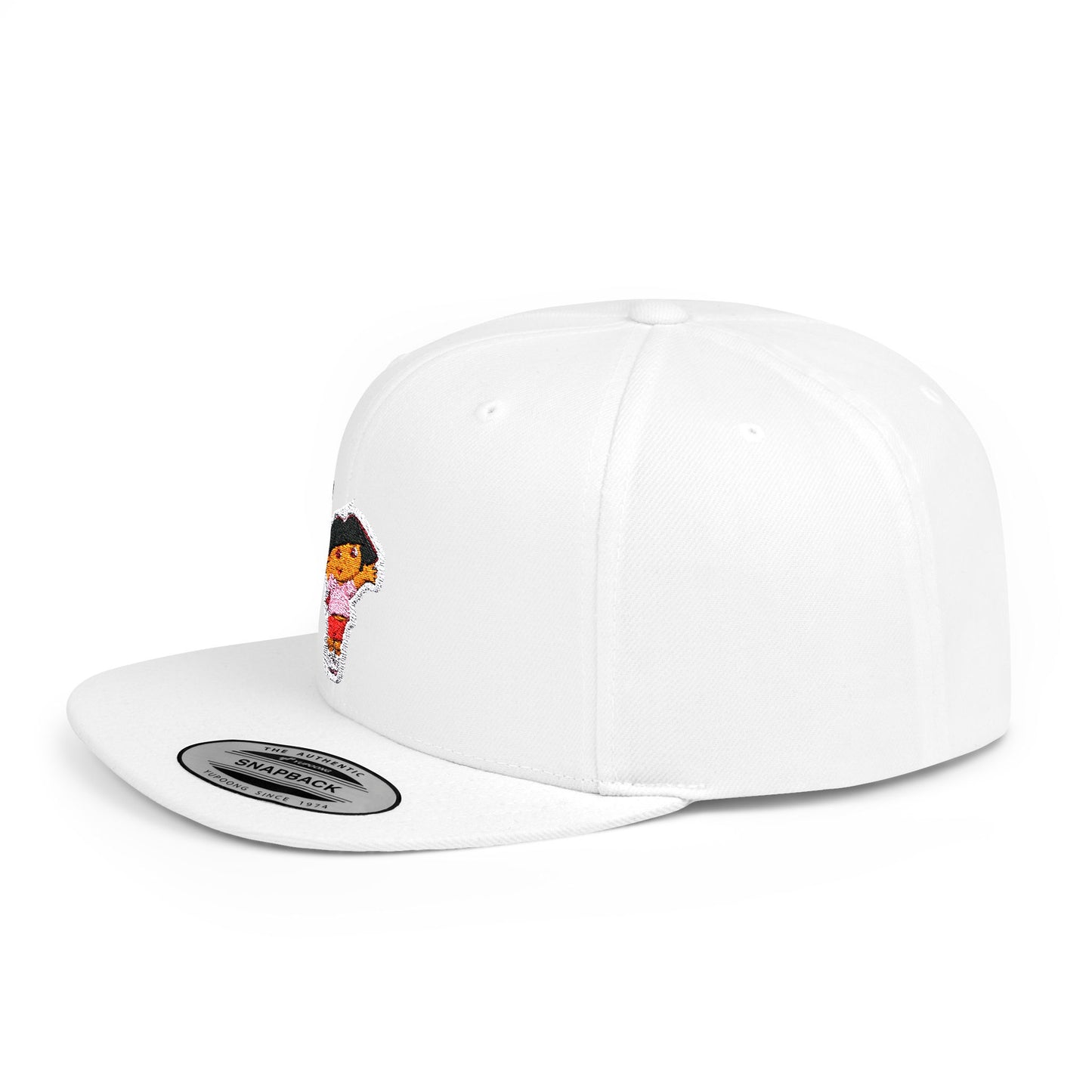 Dora Flat Bill Snapback – Lightweight, Custom Fit, Premium Quality