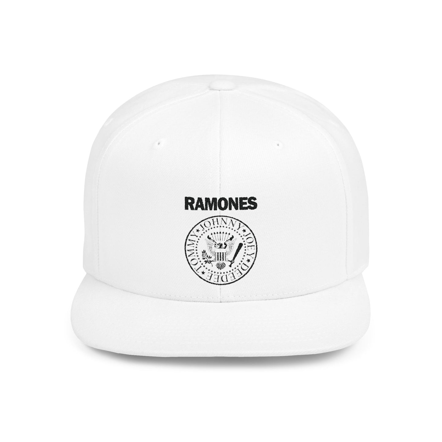 Ramones Flat Bill Snapback – Lightweight, Custom Fit, Premium Quality