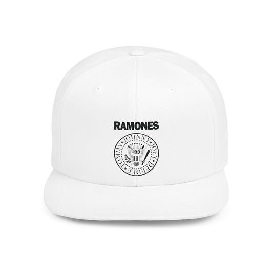 Ramones Flat Bill Snapback – Lightweight, Custom Fit, Premium Quality