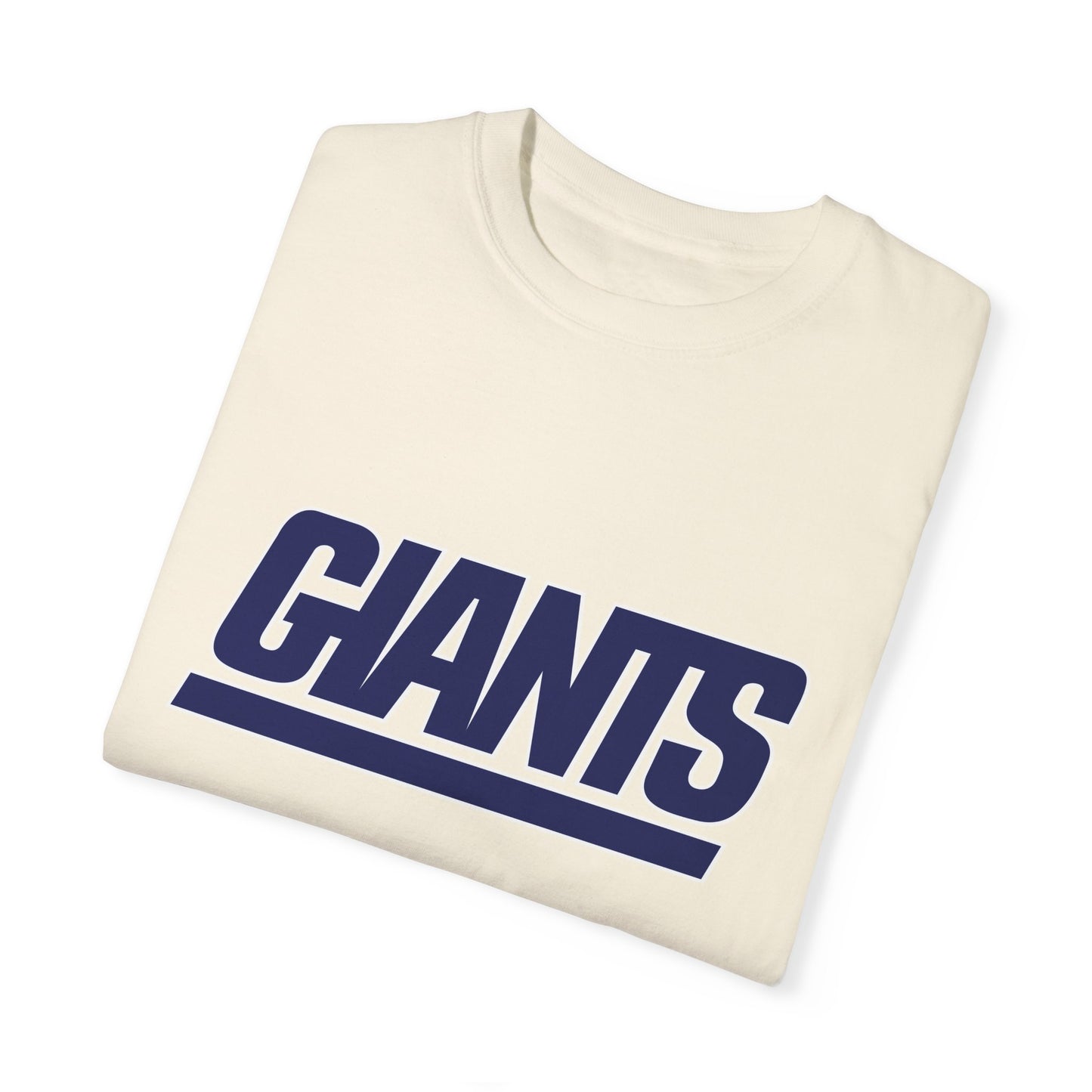 New York Giants Gear Garment-Dyed T-Shirt – Premium Cotton Tee for Customization