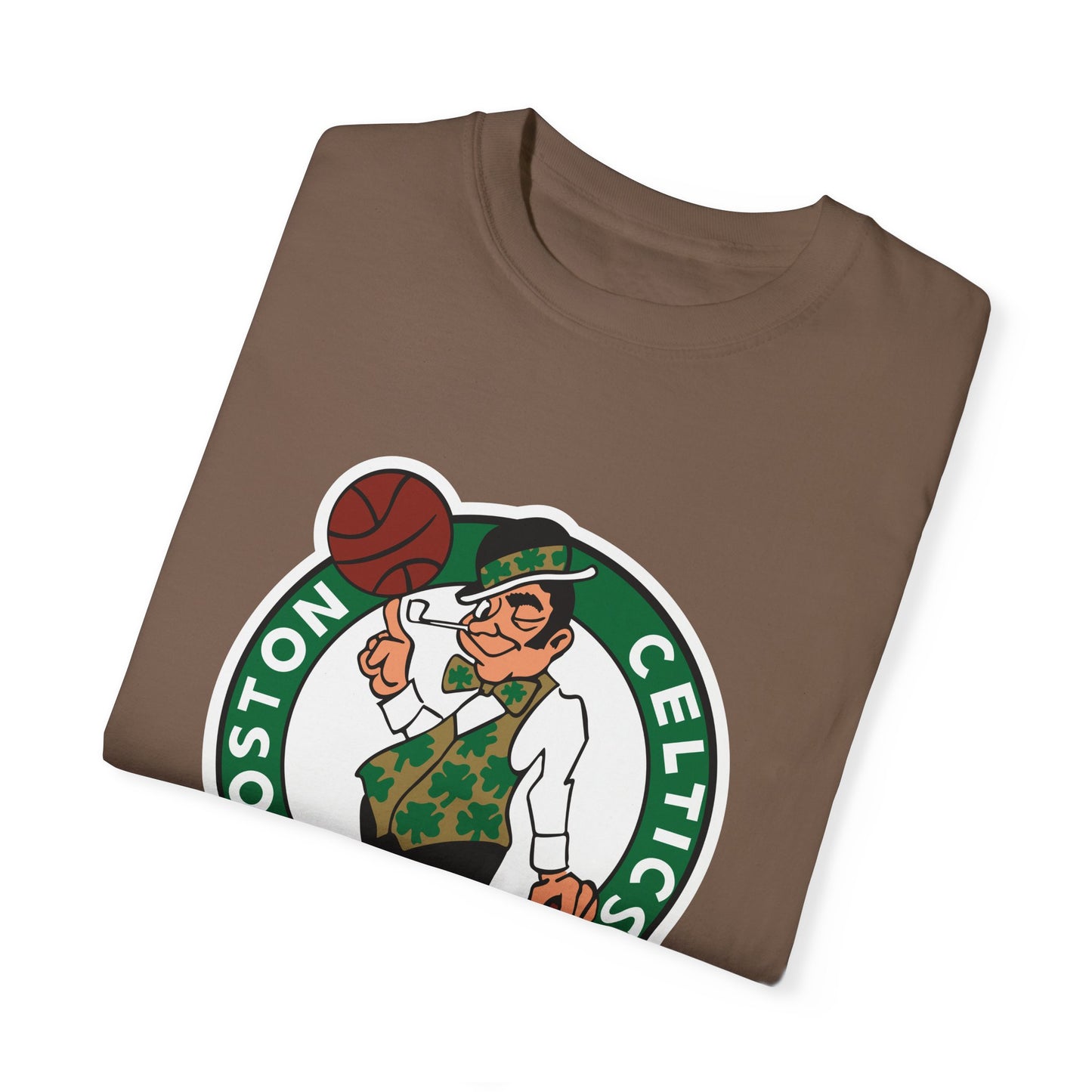 Boston Celtics Street Ball Style Garment-Dyed T-Shirt – Premium Cotton Tee for Customization