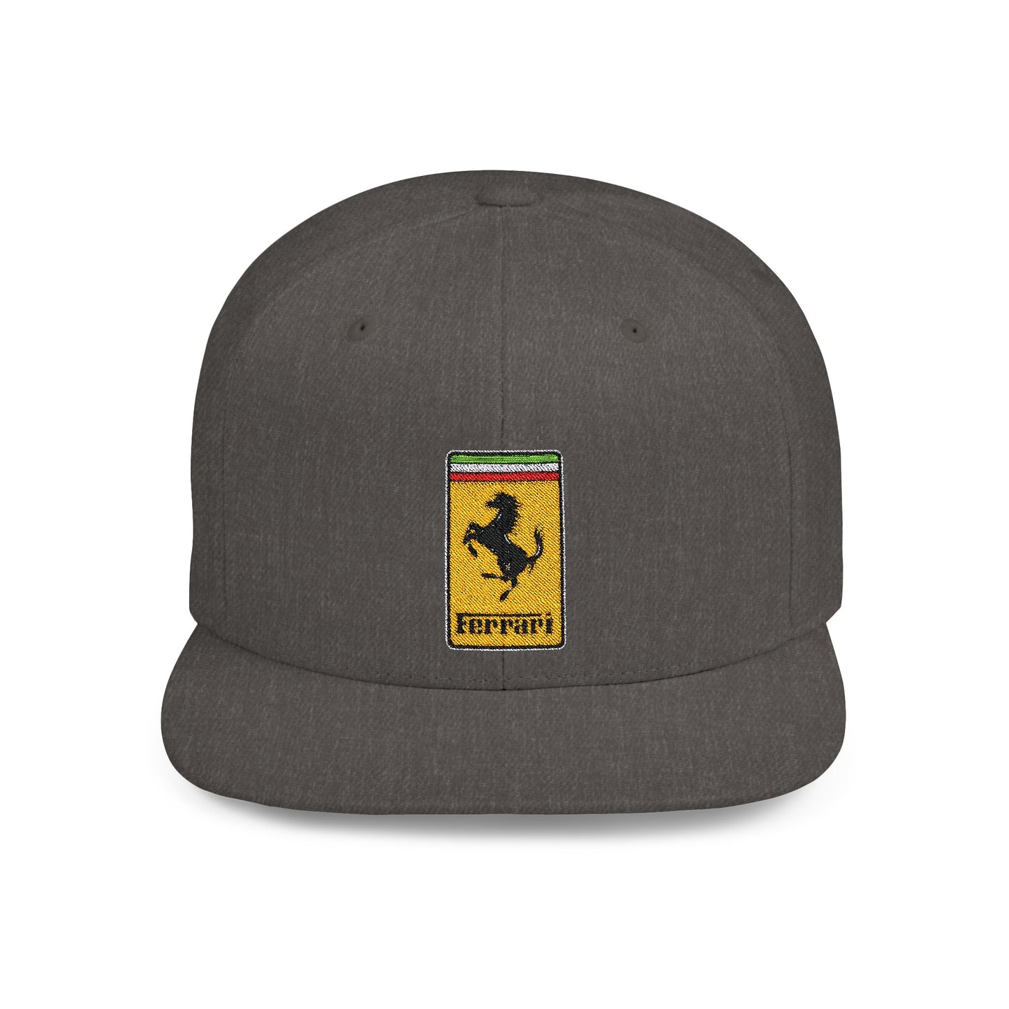 Ferrari Flat Bill Snapback – Lightweight, Custom Fit, Premium Quality