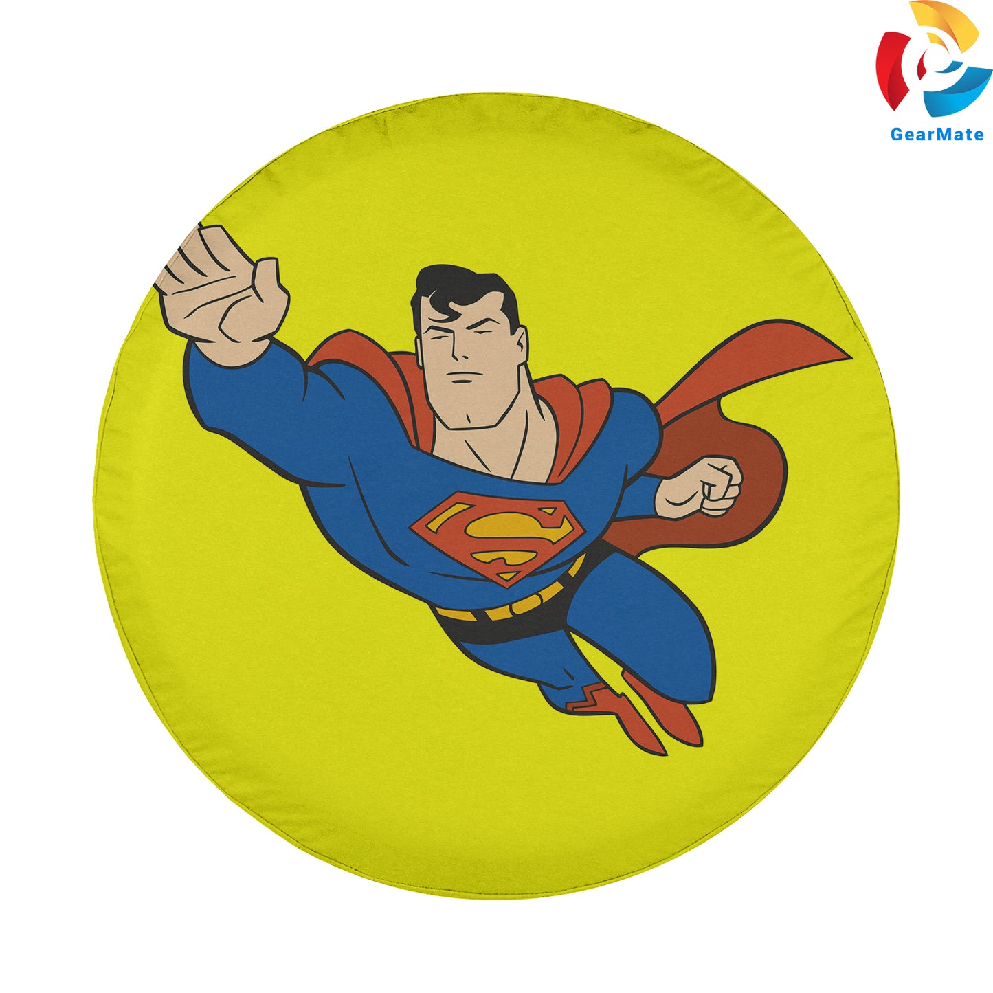 Superman Flying Spare Tire Cover – Premium Waterproof UV Resistant Protector