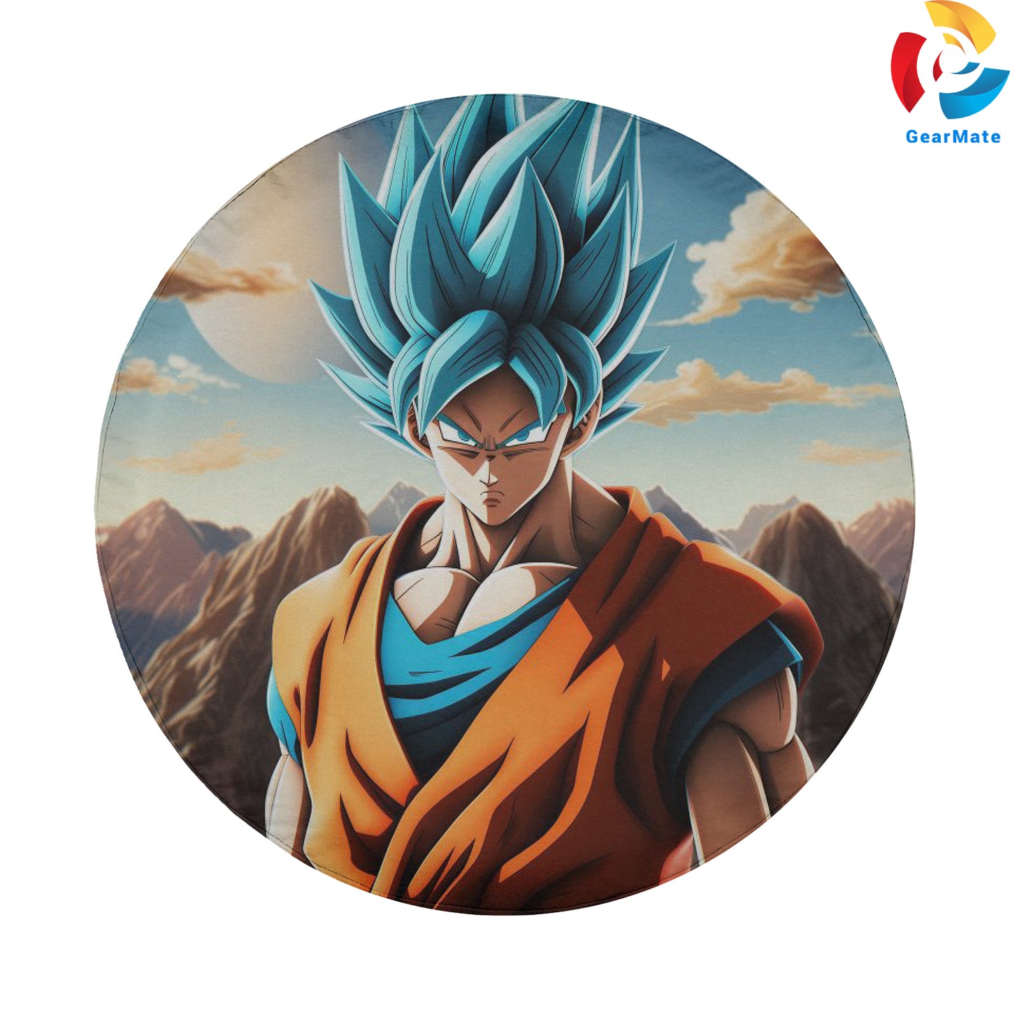 Dragon Ball Goku SSJ Blue Dragon Ball Spare Tire Cover – Premium Waterproof UV-Resistant Protector