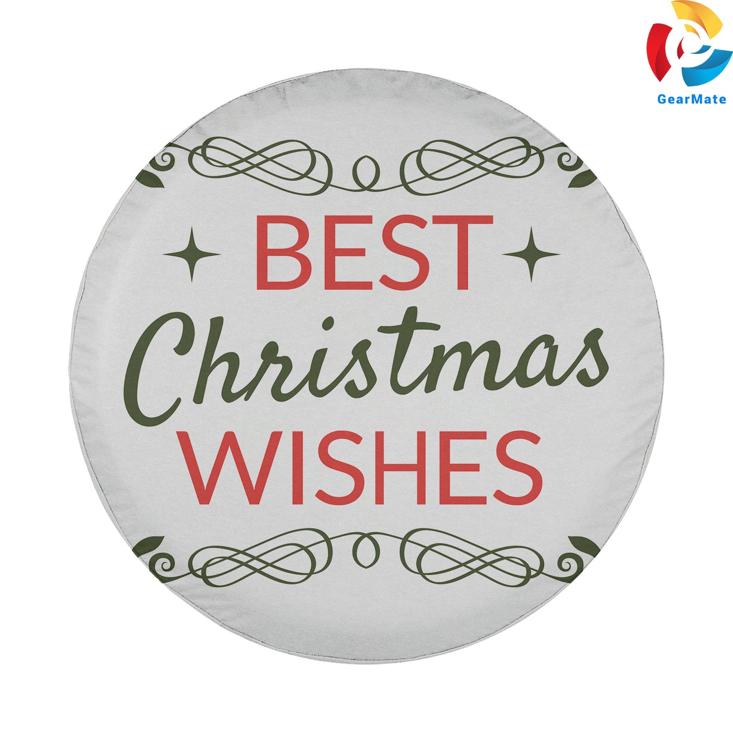 Merry Christmas Best Wishes Spare Tire Cover – Premium Waterproof UV Resistant Protector