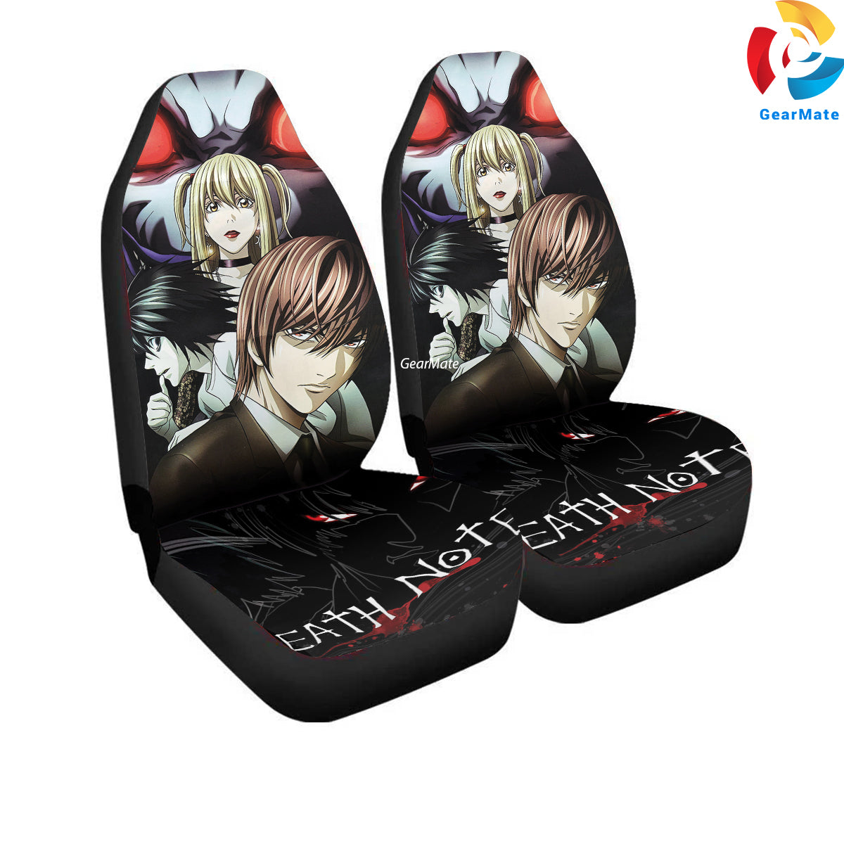 Death Note Yagami Car Seat Covers – High Quality Graphic and Polar Fleece Protector Set