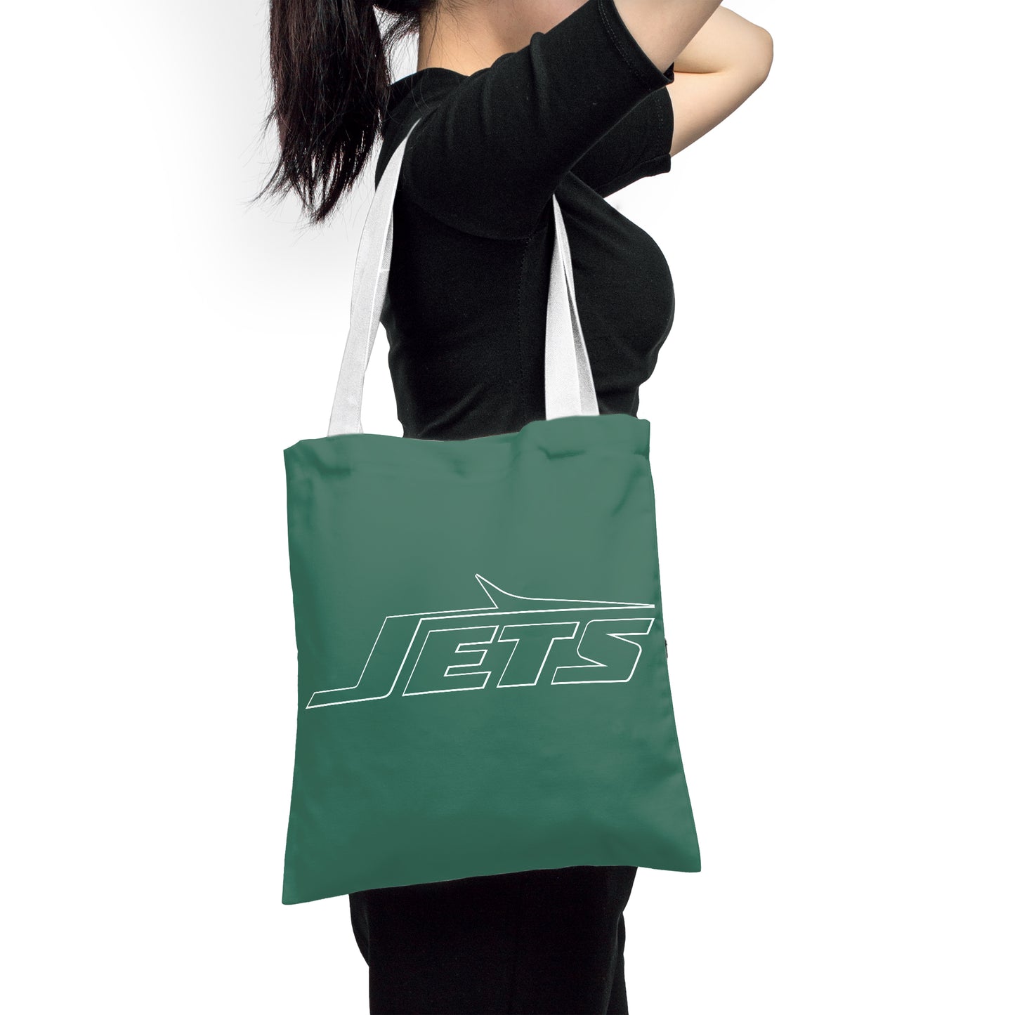 New York Jets Fans Gear Polyester Canvas Tote Bag – Durable and Stylish