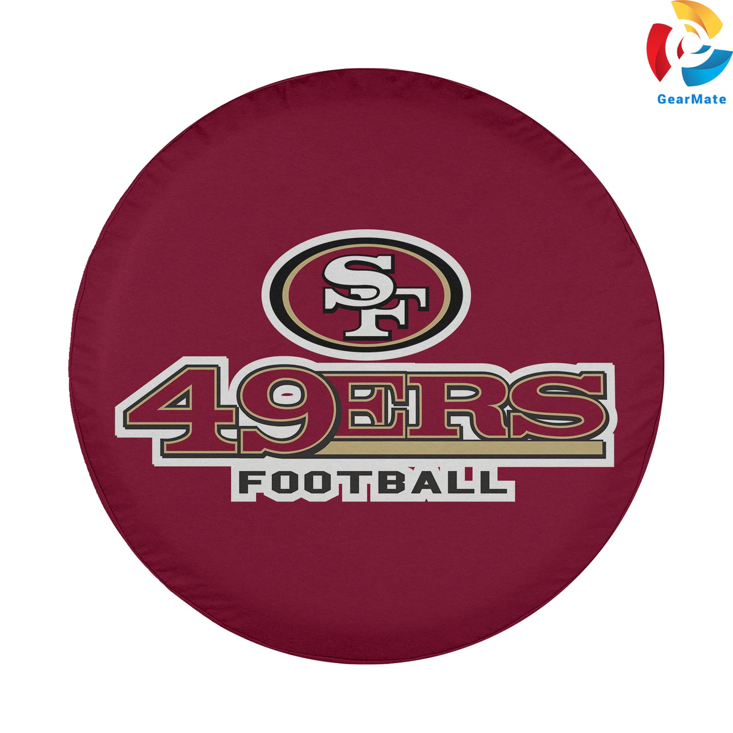 San Francisco 49ers NFL Season Spare Tire Cover – Premium Waterproof UV-Resistant Protector