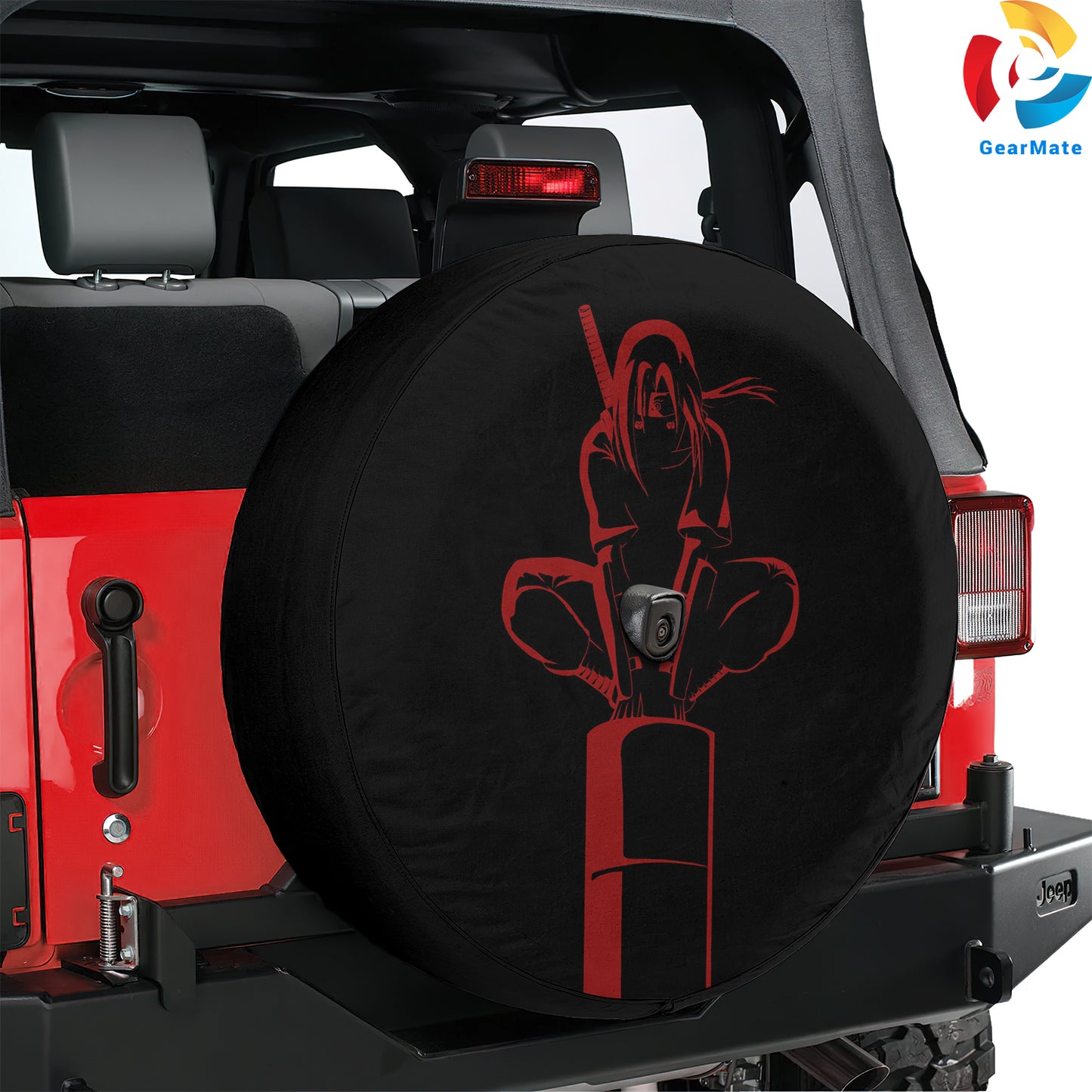 Itachi Uchiha Iconic Spare Tire Cover – Premium Waterproof UV Resistant Protector