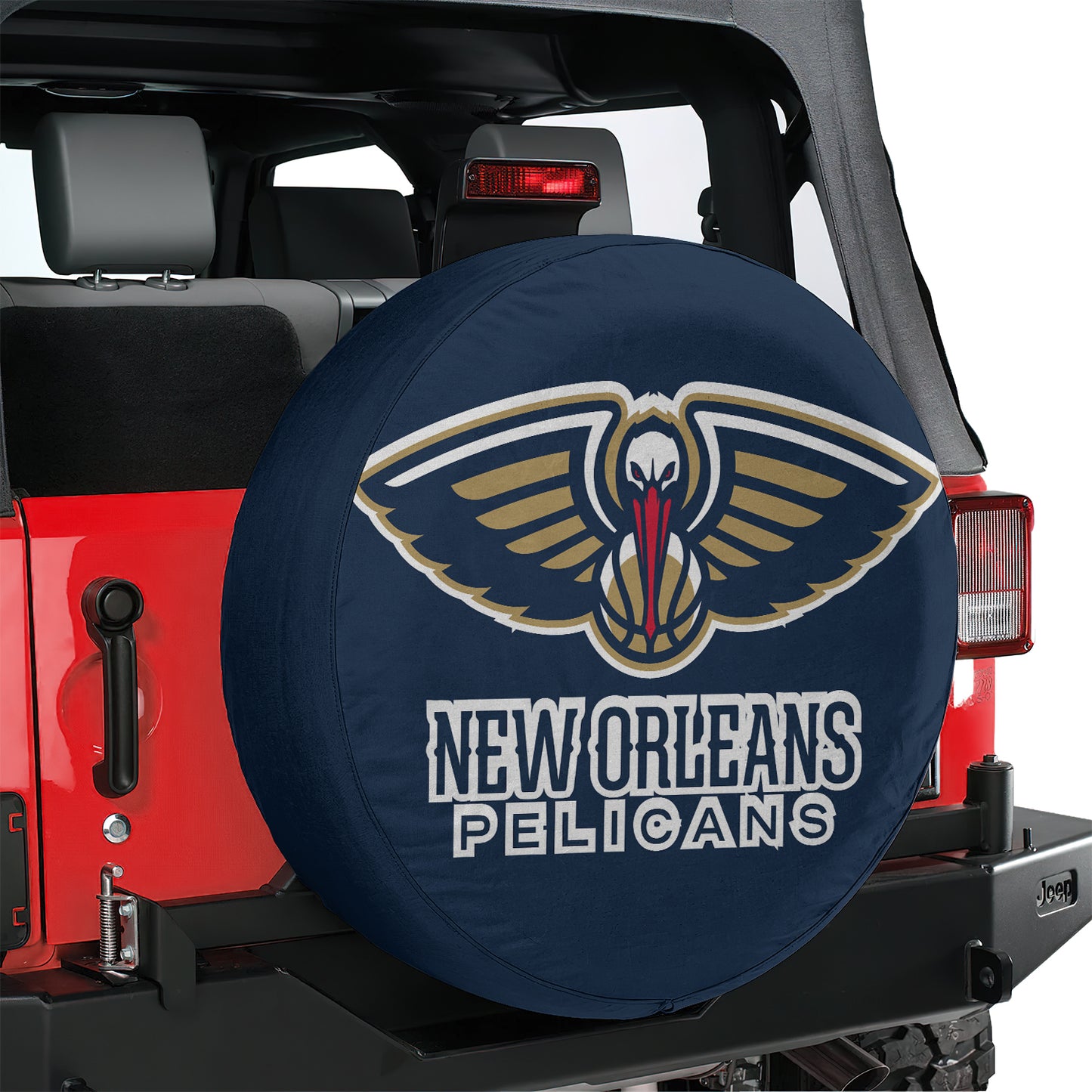 New Orleans Pelicans Spare Tire Cover – Premium Waterproof UV-Resistant Protector