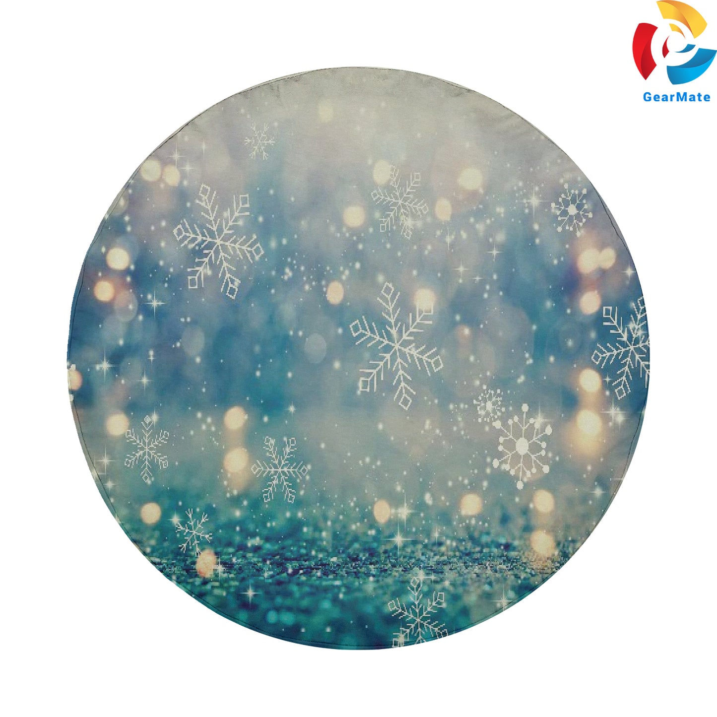 Merry Christmas 2024 Snowflakes Of Instagram Spare Tire Cover – Premium Waterproof UV Resistant Protector