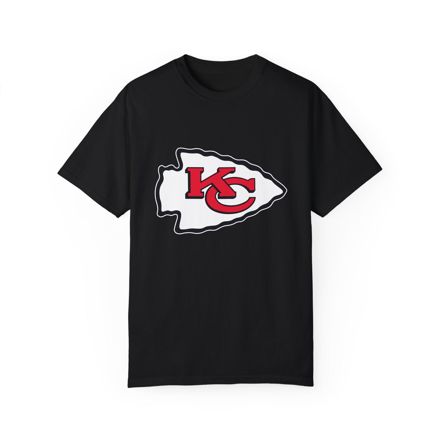 Kansas City Chiefs Collectibles Garment-Dyed T-Shirt – Premium Cotton Tee for Customization